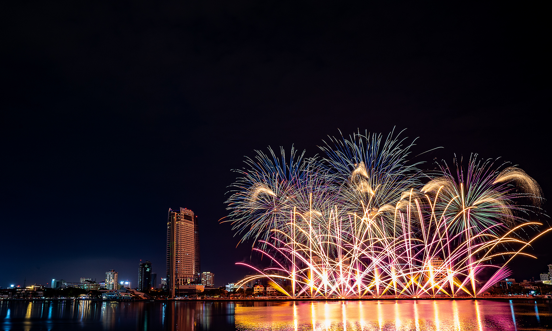 Fireworks at Danang fireworks festival 