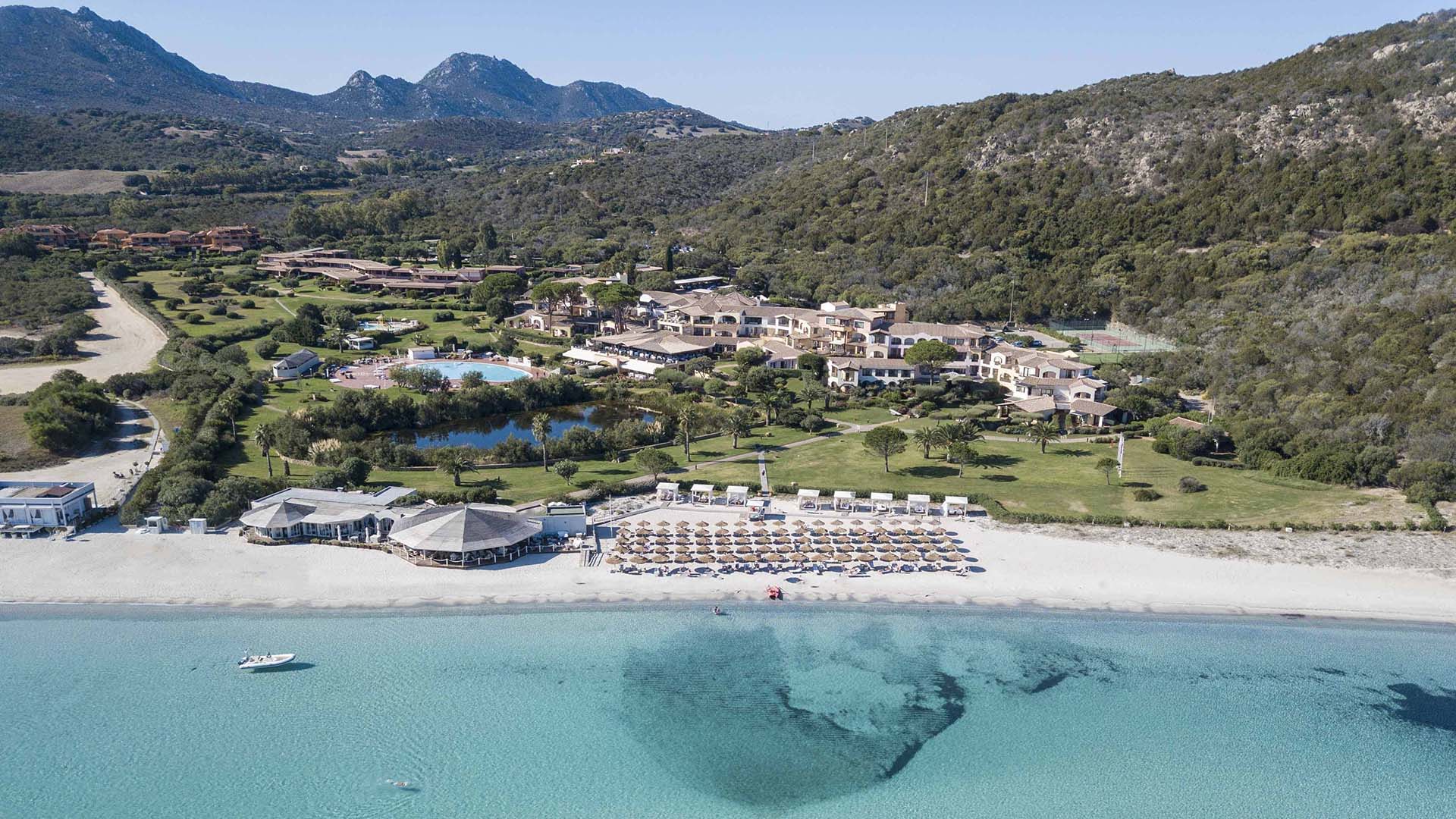 Europe, Italy, Sardinia, Abi d’Oru Beach Hotel & Spa, Exterior