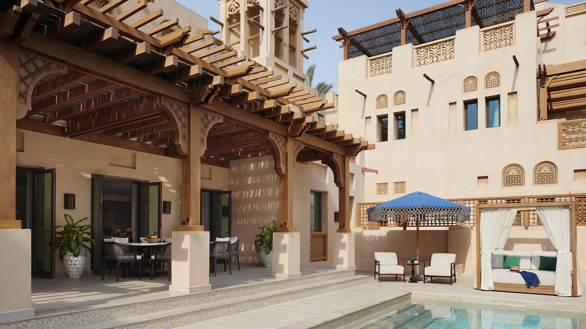 Arabia, Dubai, Malakiya Villas, Outdoor