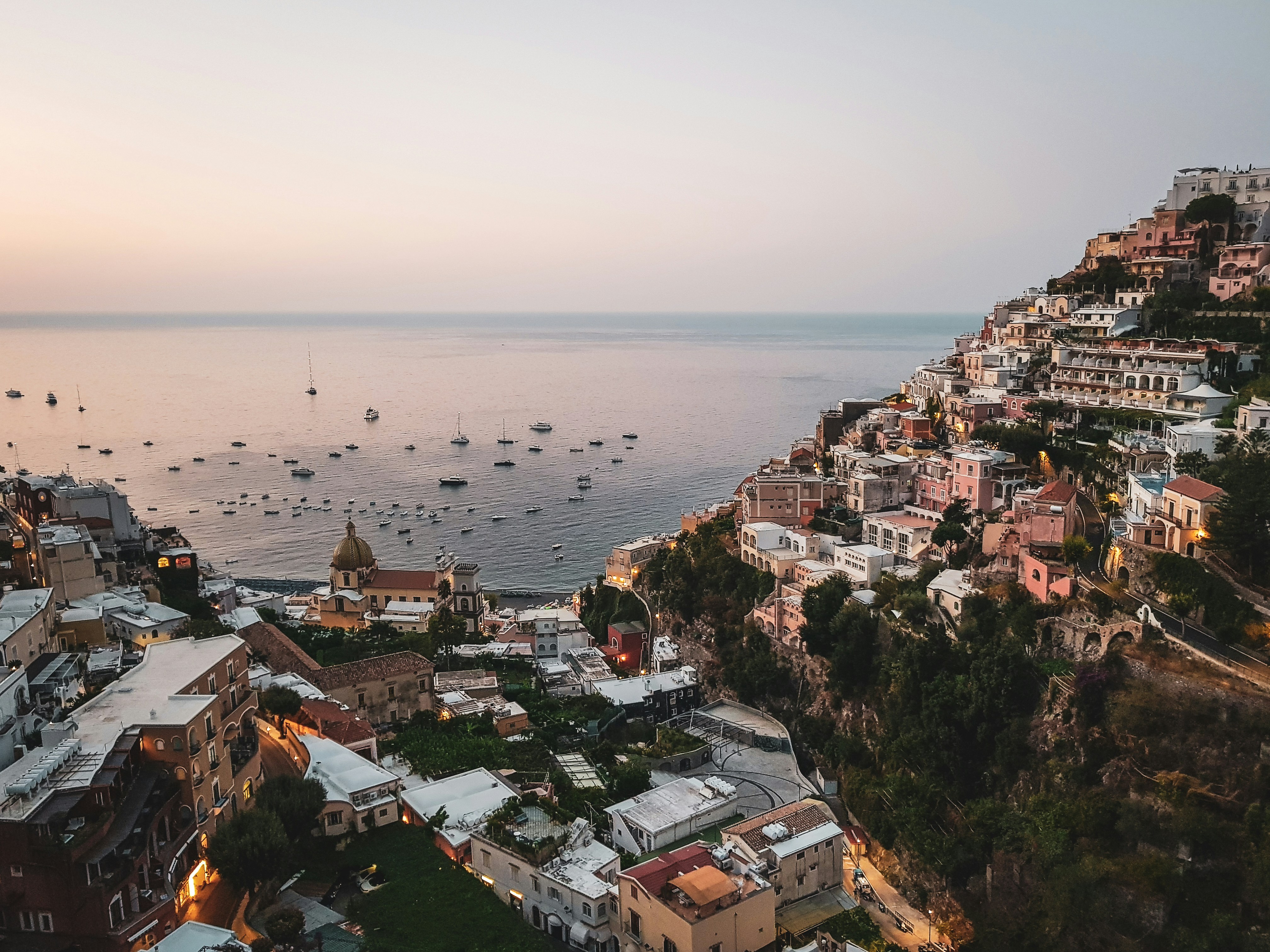 Europe, Italy, Amalfi Coast view from inland