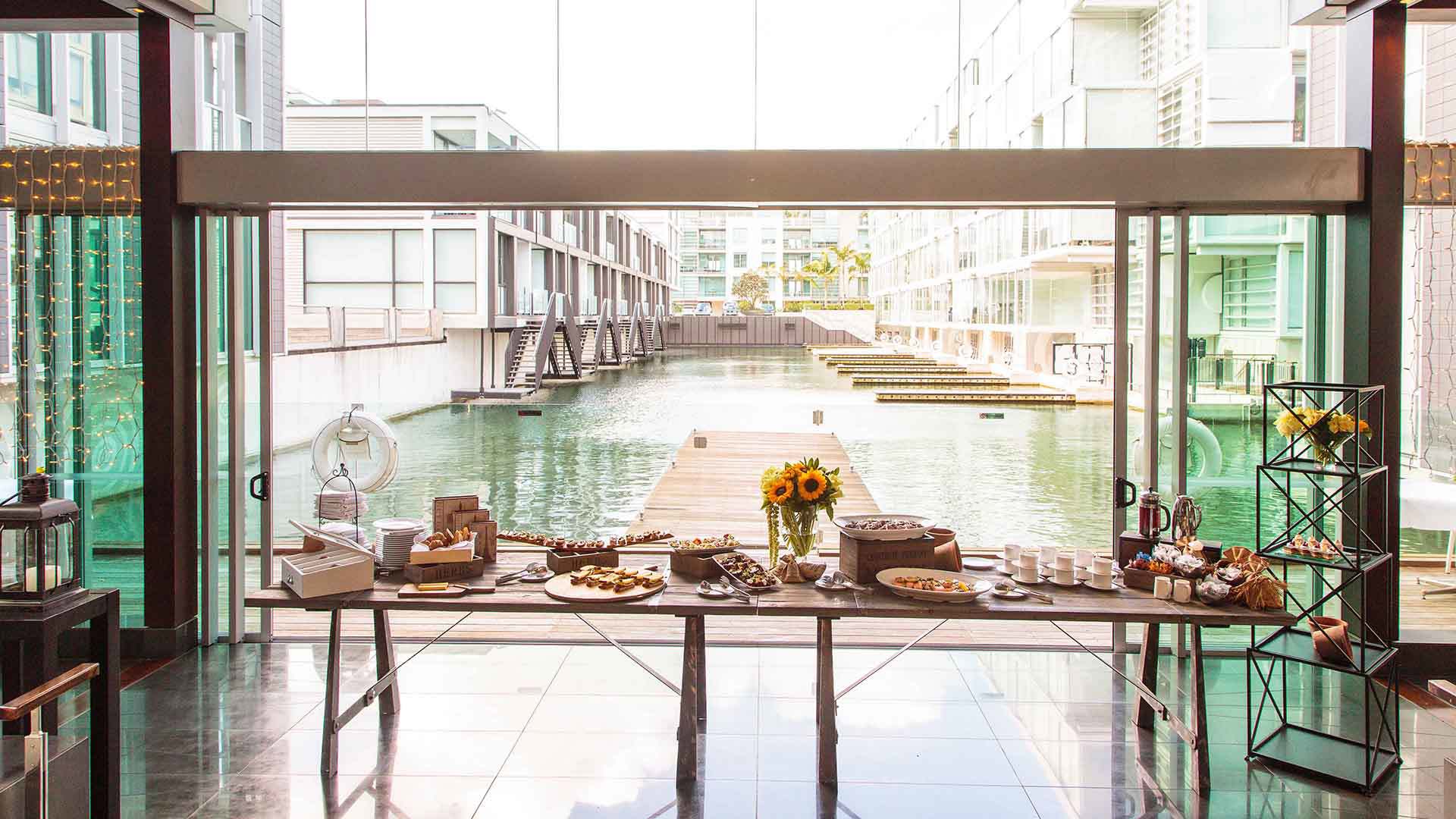  Worldwide, New Zealand, Sofitel Auckland Viaduct Harbour, Marina terrace event space