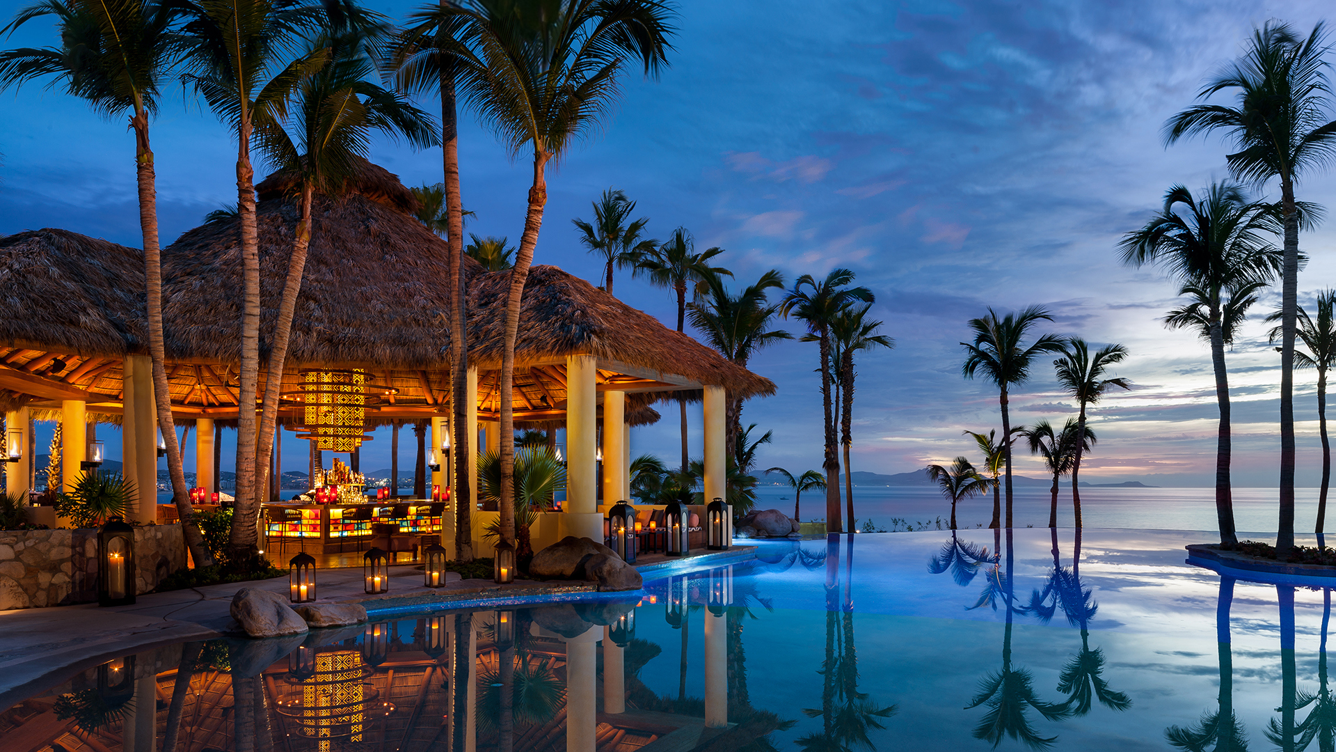 Luxury Mexico Holidays, One&Only Palmilla, Agua Pool and Bar