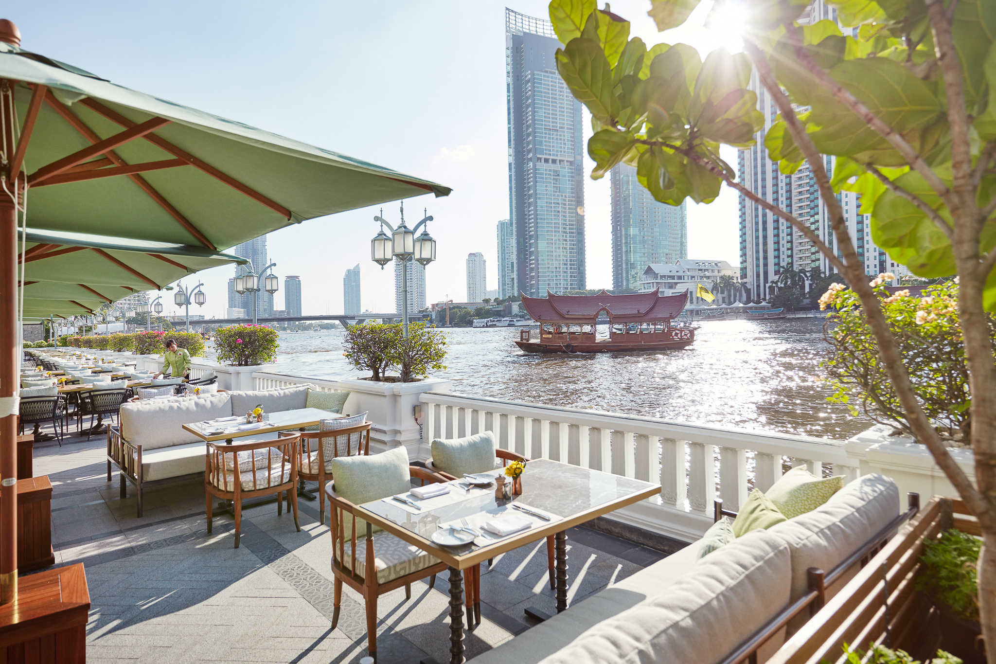 Asia, Thailand, Mandarin Oriental, Bangkok, The Verandah