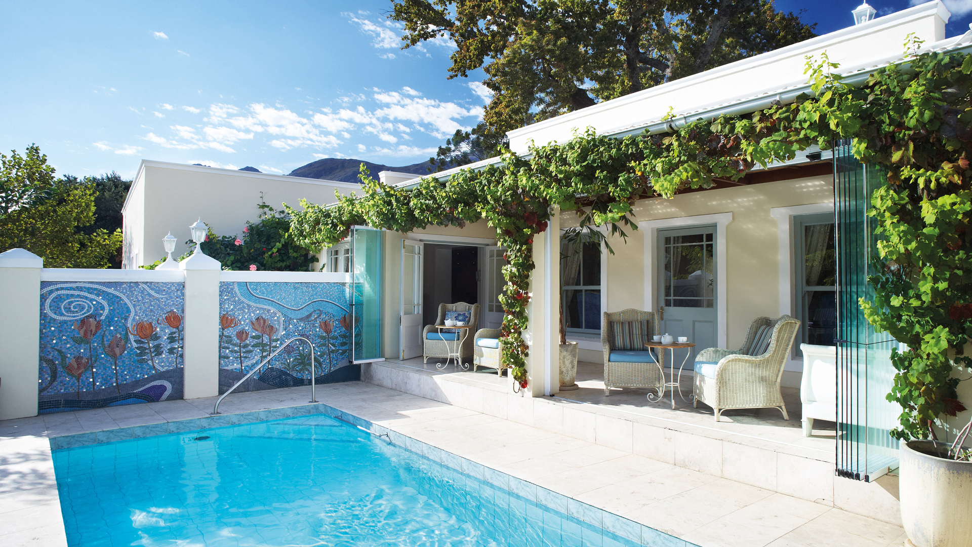  Africa, South Africa, The Last Word Franschhoek, Pool