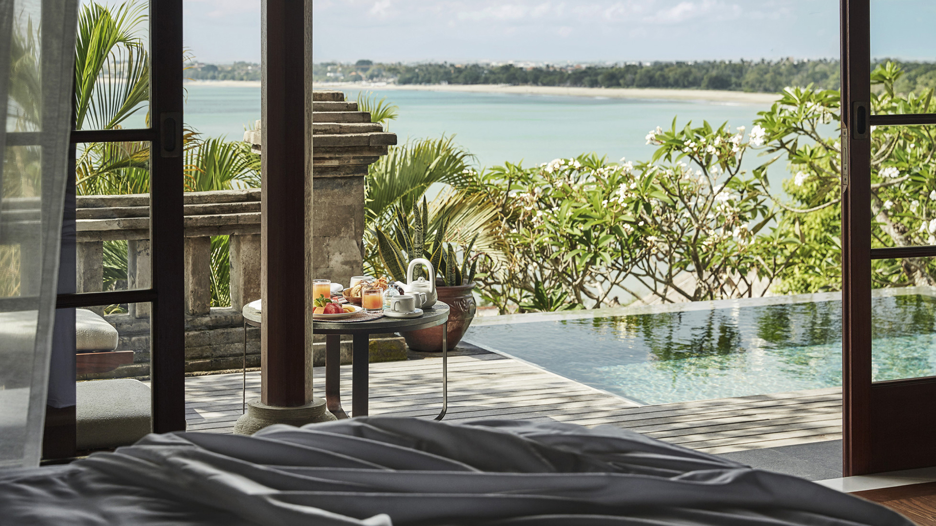  Worldwide, Indonesia, Four Seasons Resort Bali at Jimbaran Bay, Pool breakfast