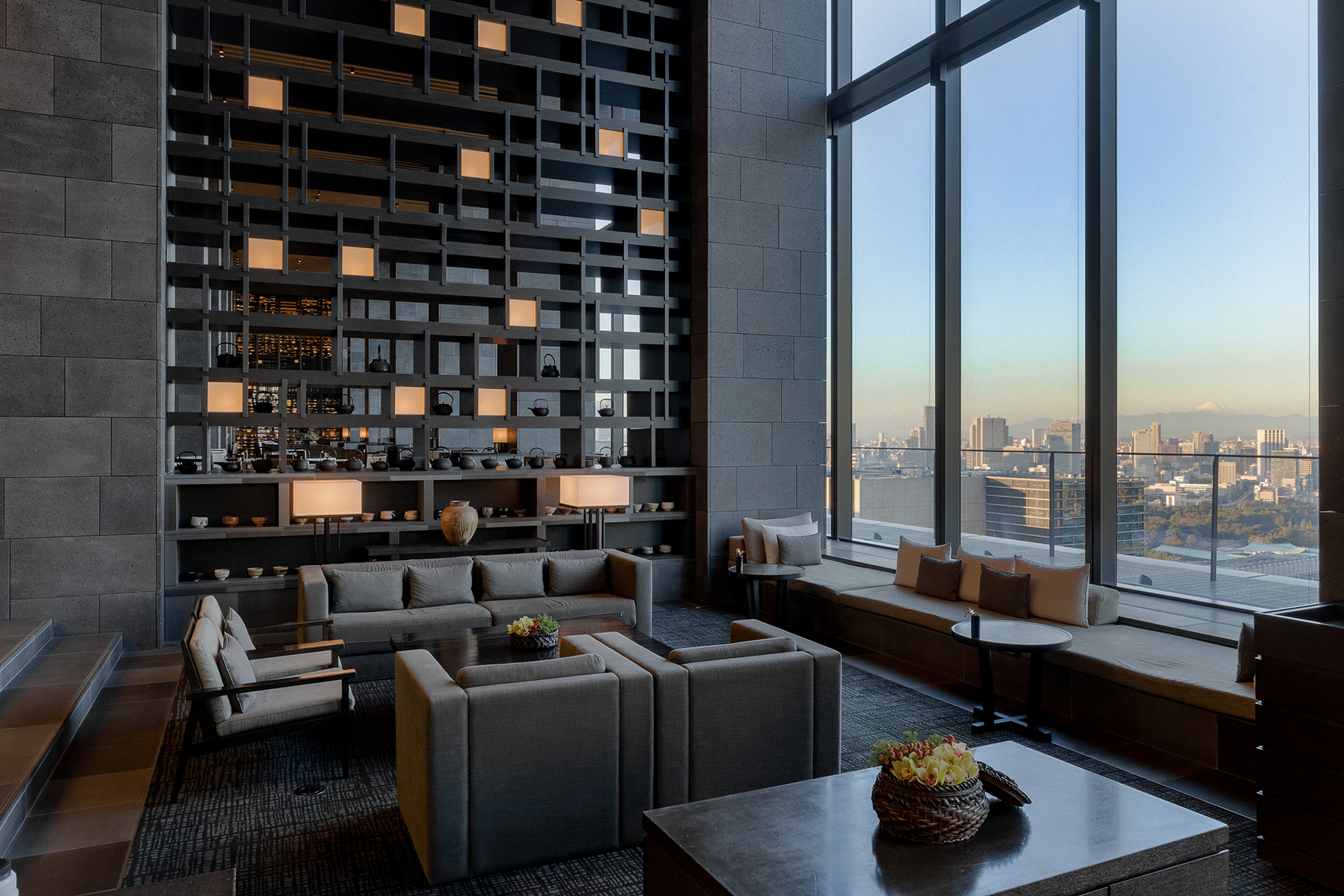 Asia, Japan, Aman Tokyo, Lobby Lounge 