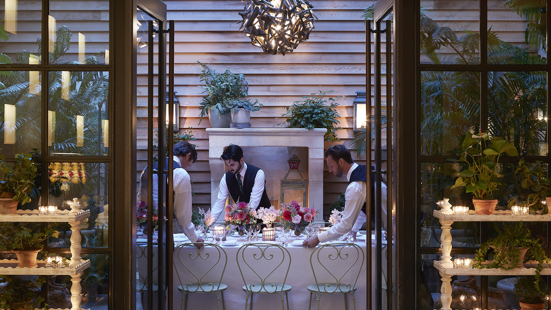 North America, New York, The Whitby Hotel, Dinner