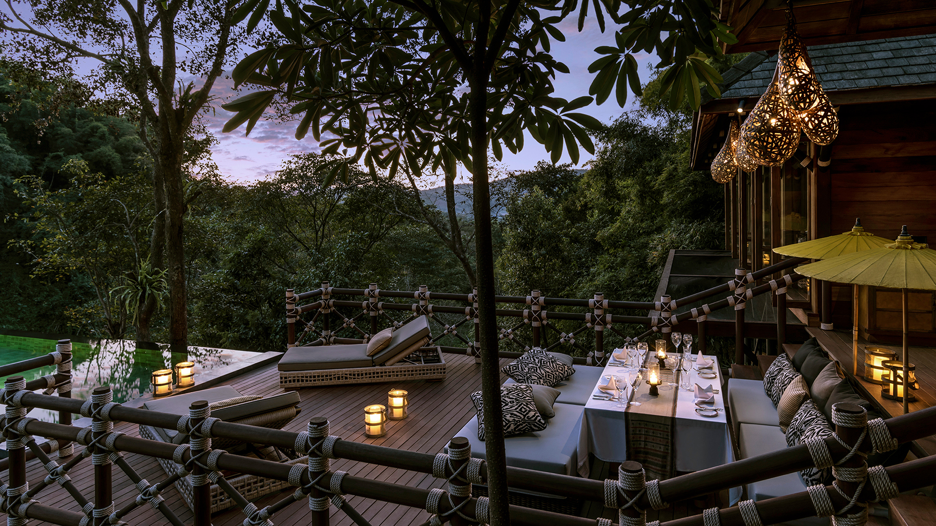 Worldwide, Asia, Thailand, Four Seasons Tented Camp Golden Triangle, Verandah