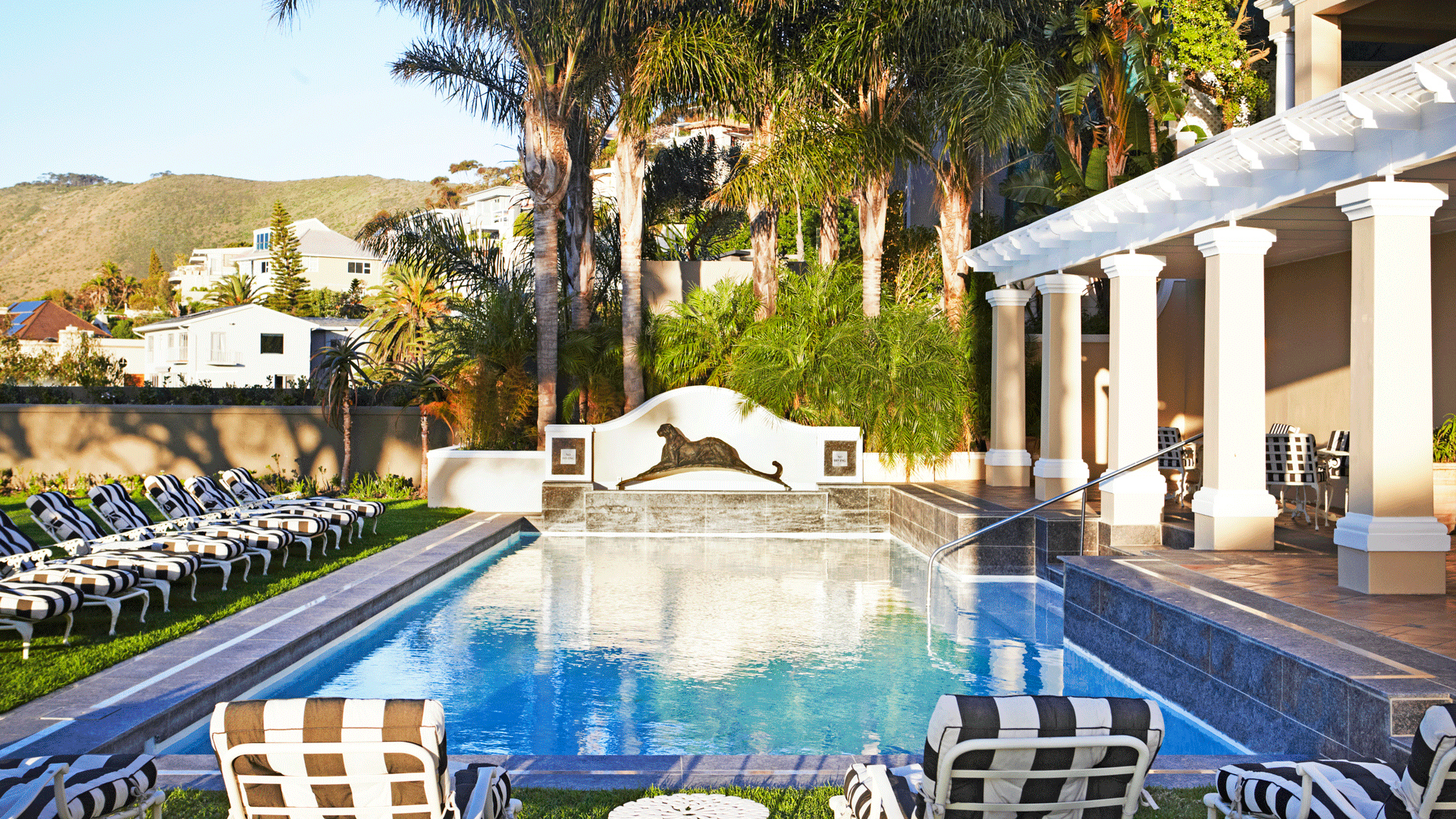  South africa, Cape town, Ellerman house, Garden Pool