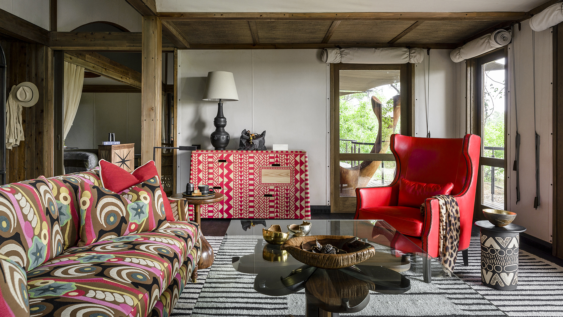  Africa, Botswana, Xigera, Xigera Sausage Tree Suite