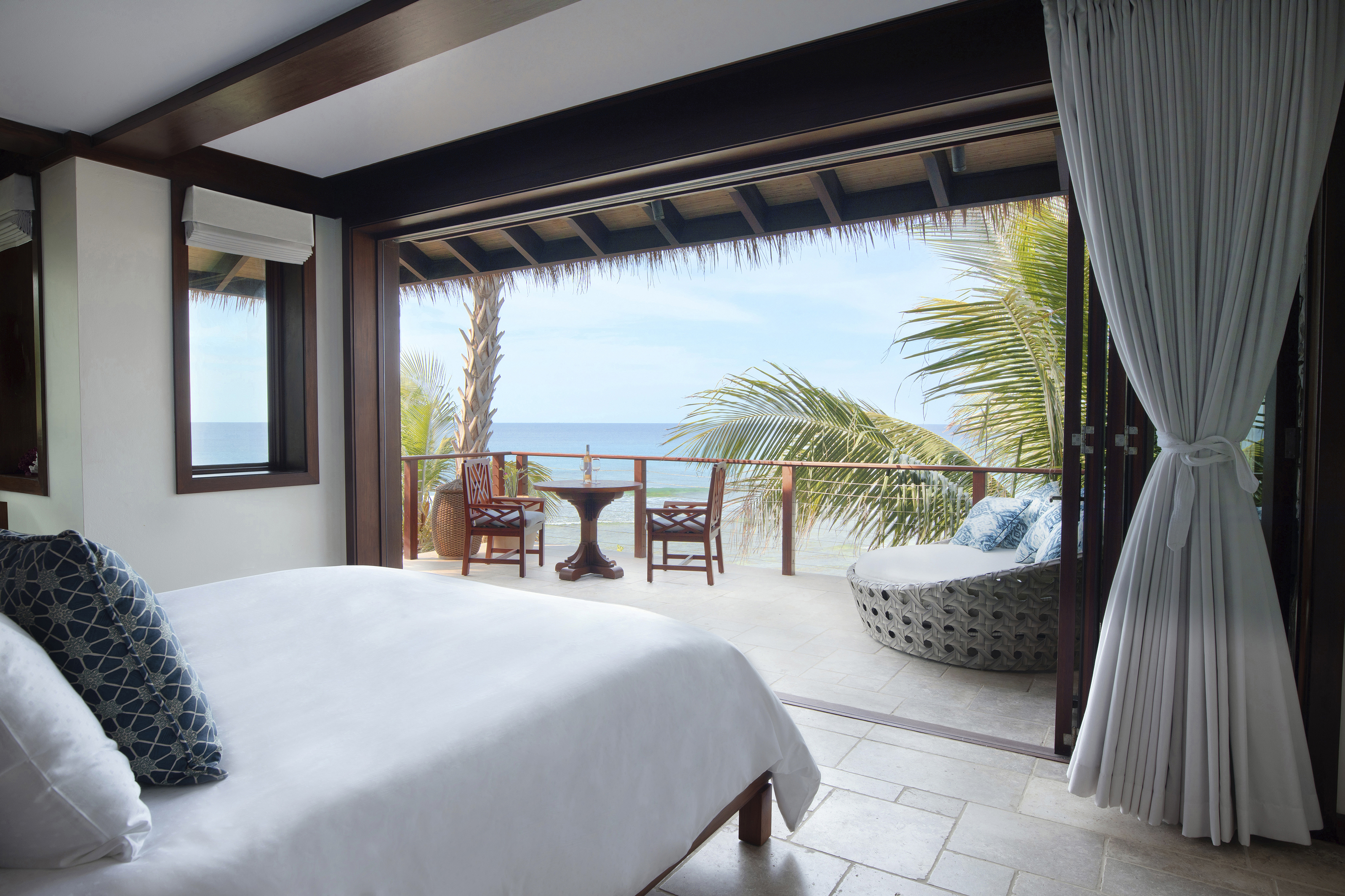 Caribbean, British Virgin Islands,  Necker Island, Bali Hi Bedroom