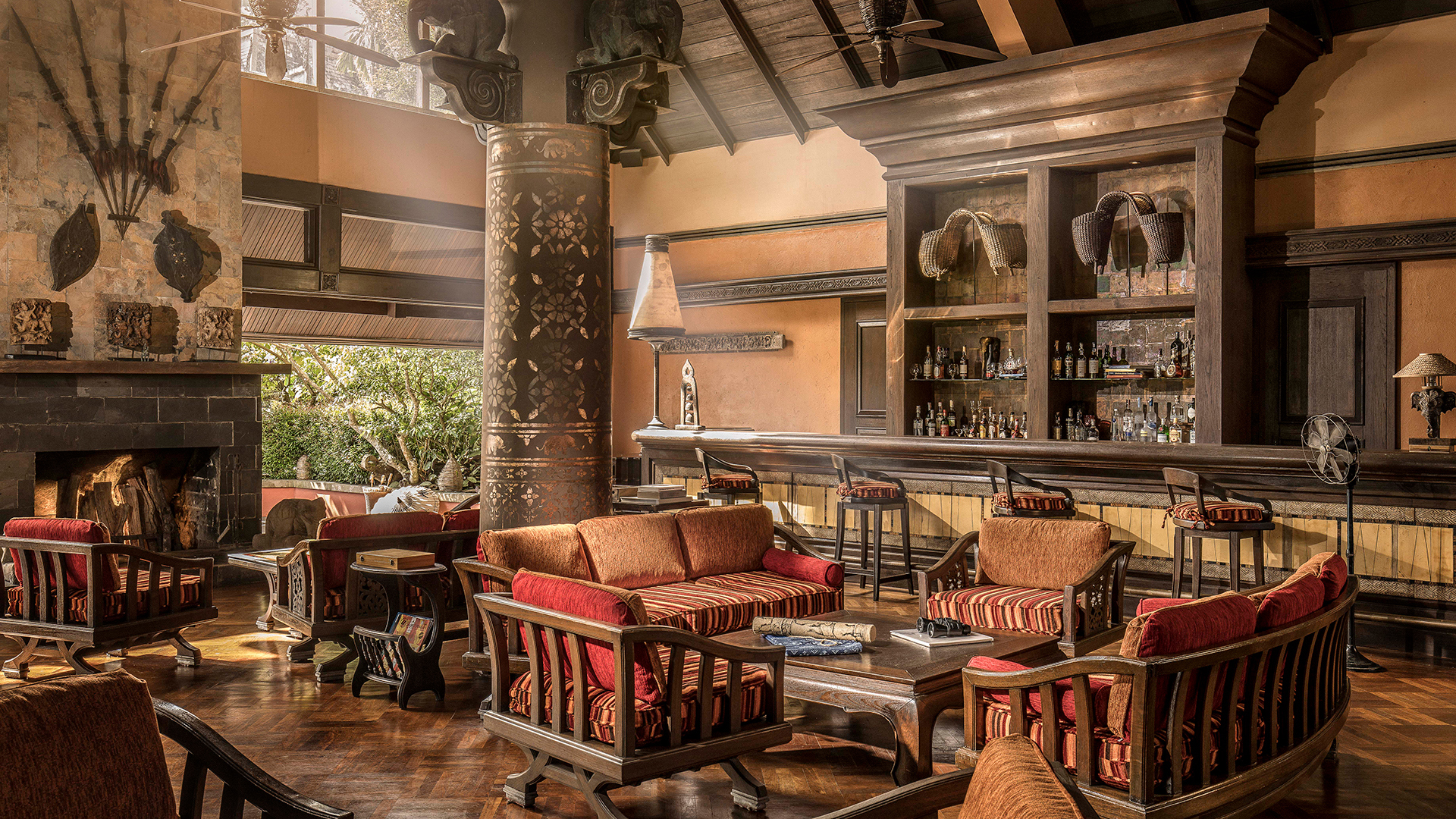  Worldwide, Thailand, Anantara Golden Triangle Elephant Camp & Resort, Elephant bar