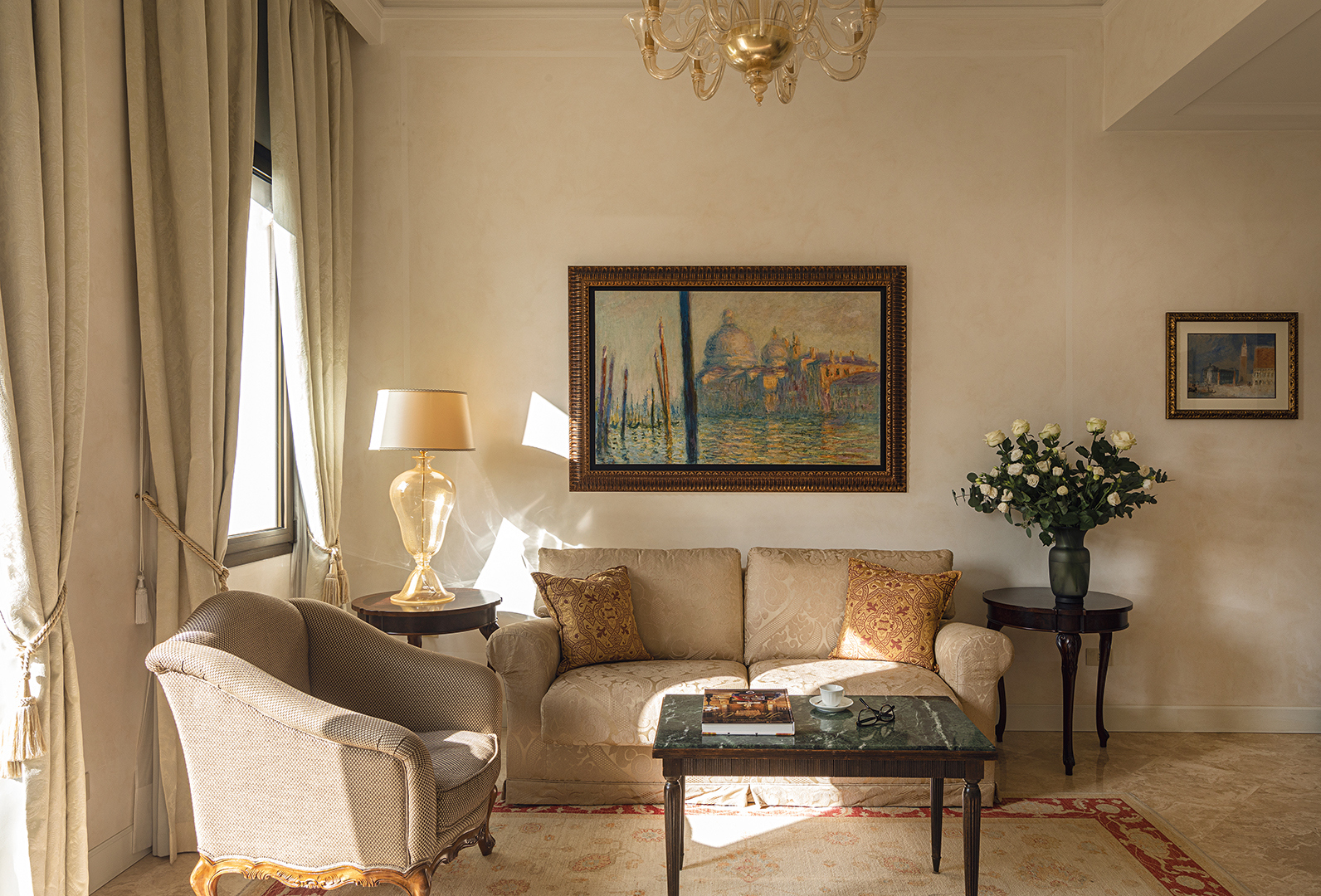 Europe, Italy, Venice, Hotel Cipriani, A Belmond Hotel, Venice, Lounge