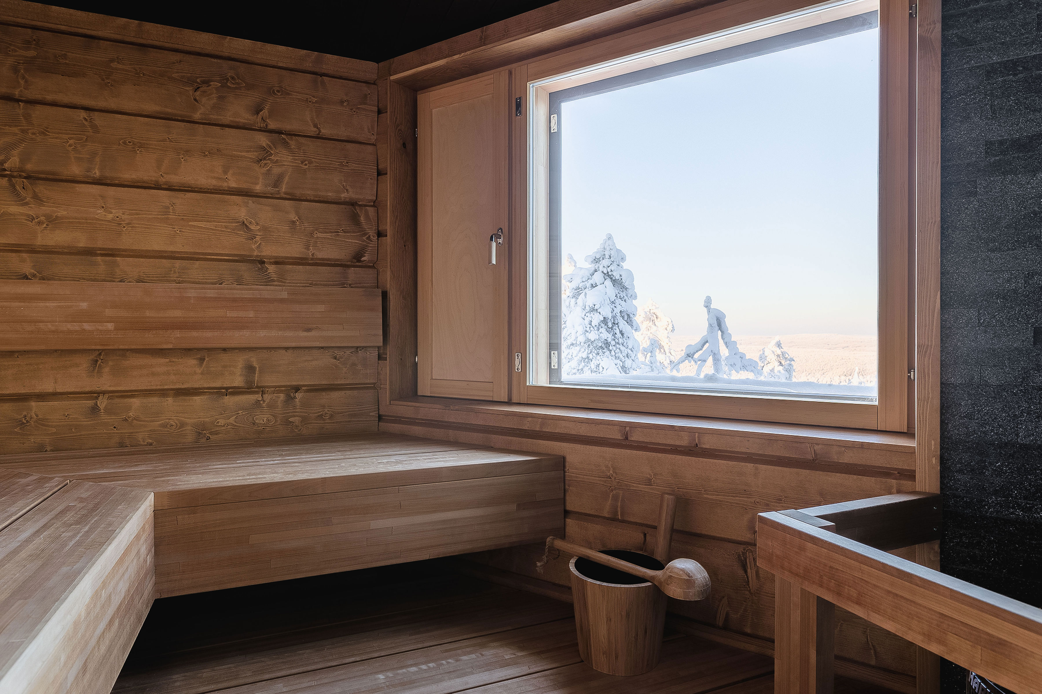 Europe Ski, Finnish Lapland, Octola Private Wilderness, Sauna