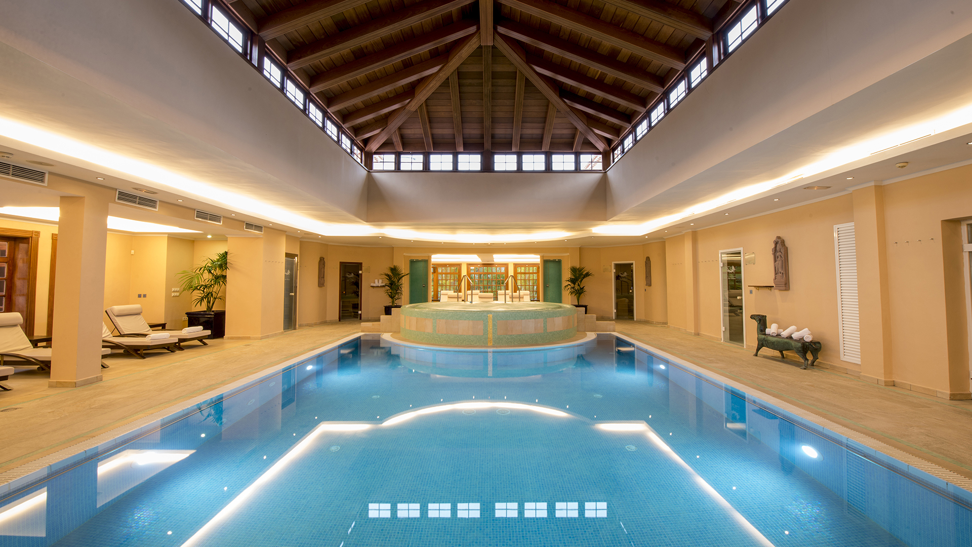Europe, Spain, Tenerife, Hotel Botanico, SPA Indoor pool