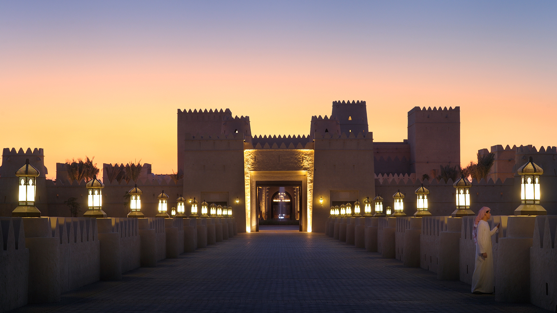 Arab Emirates, Abu Dhabi, Qasr al Sarab, Exterior