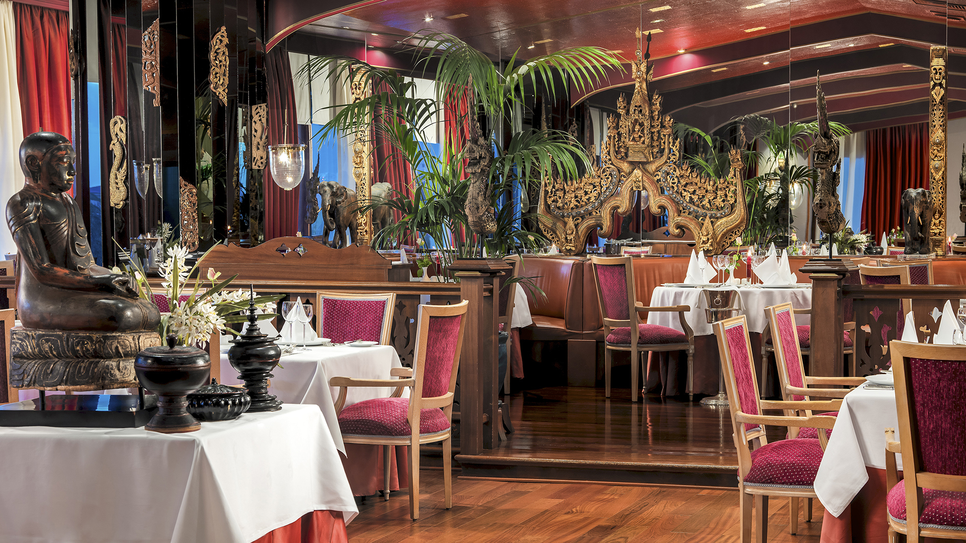 Europe, Spain, Tenerife, Hotel Botanico, The Oriental Restaurant