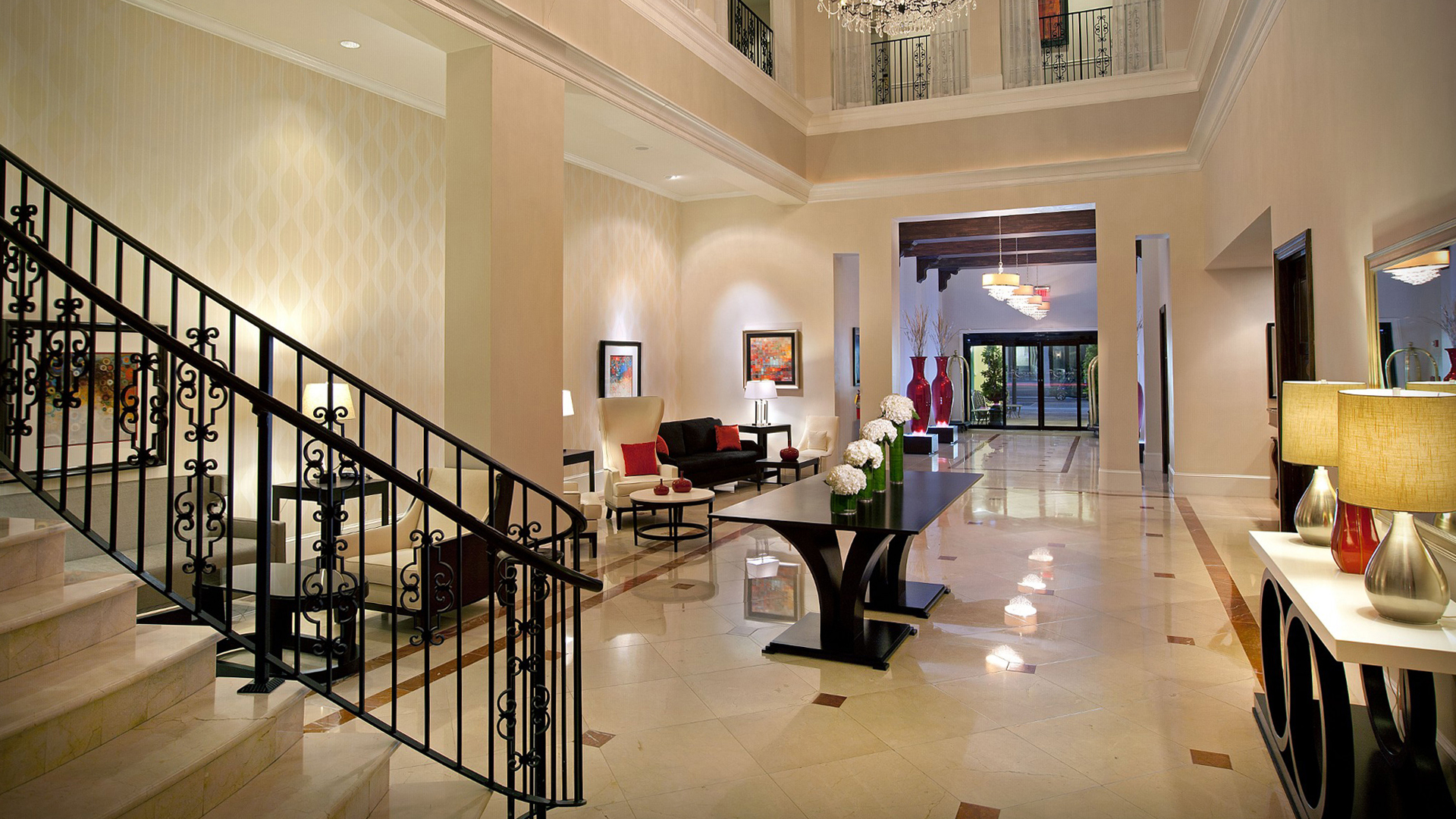  USA, Luxury Florida Holidays, The Inn on Fifth, Naples, Hotel lobby