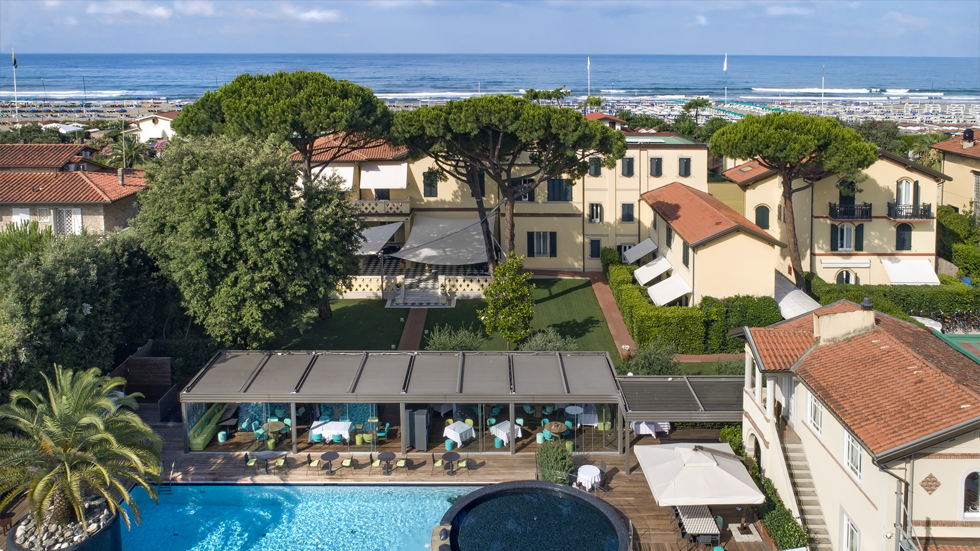 Europe, Italy, Tuscany, Hotel Byron, Sea View