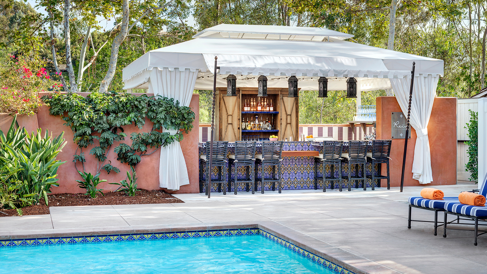 USA, Luxury California Holidays, Rancho Valencia, Swimming pool
