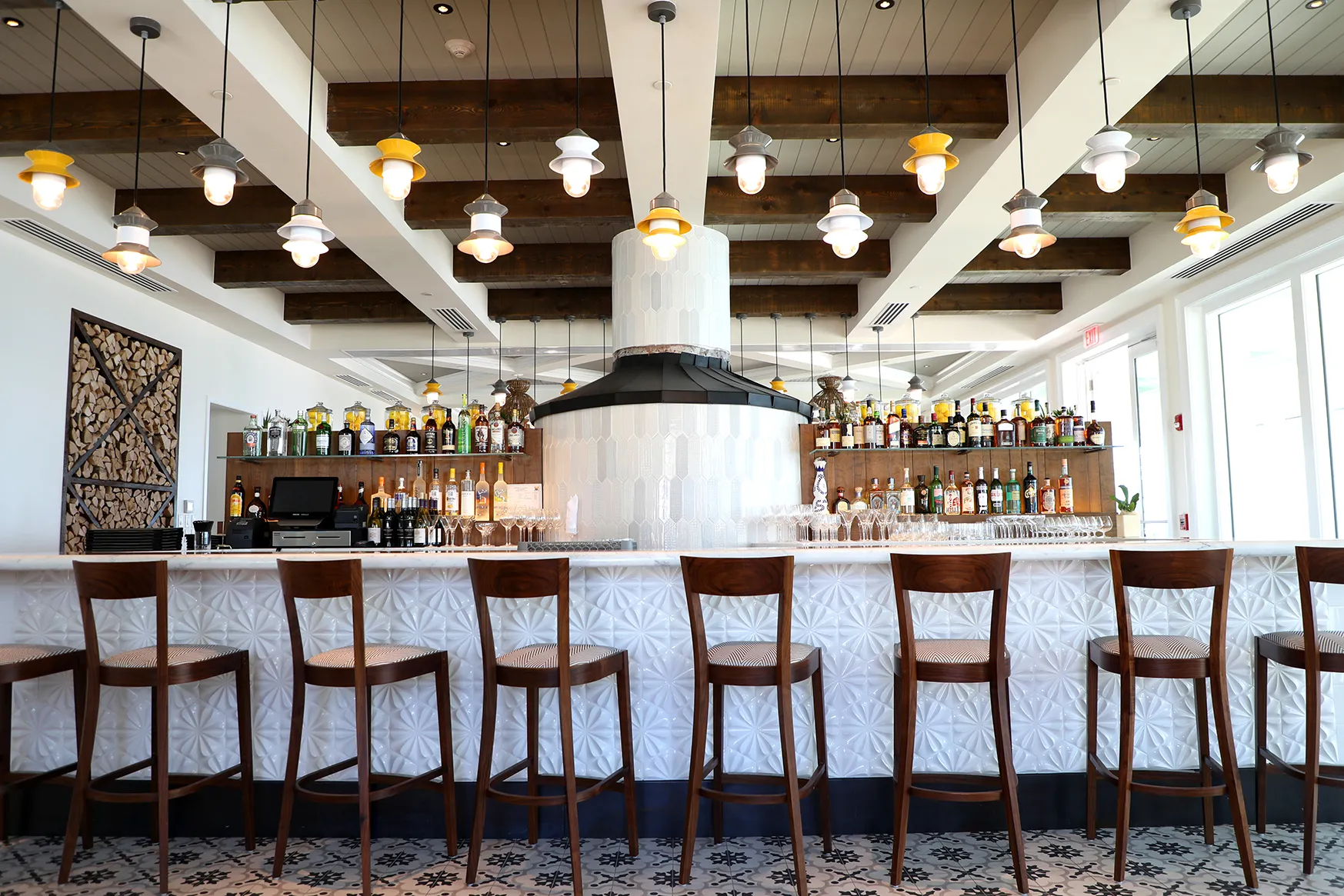 North America, USA, Florida, Isla Bella Beach Resort, Mahina restaurant interior