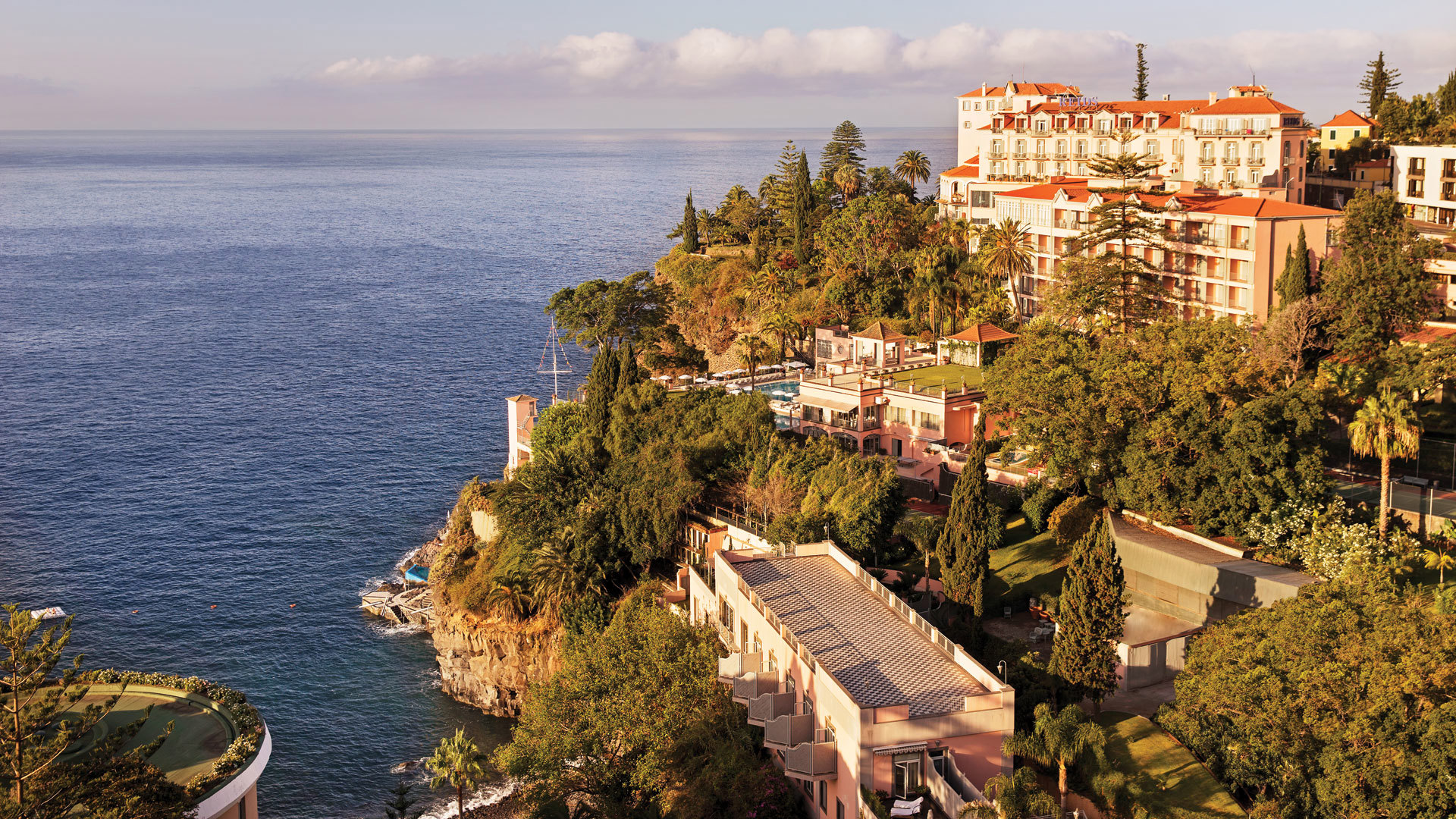 Europe, Portugal, Madeira, Reid's Palace A Belmond Hotel Madeira, Ocean views