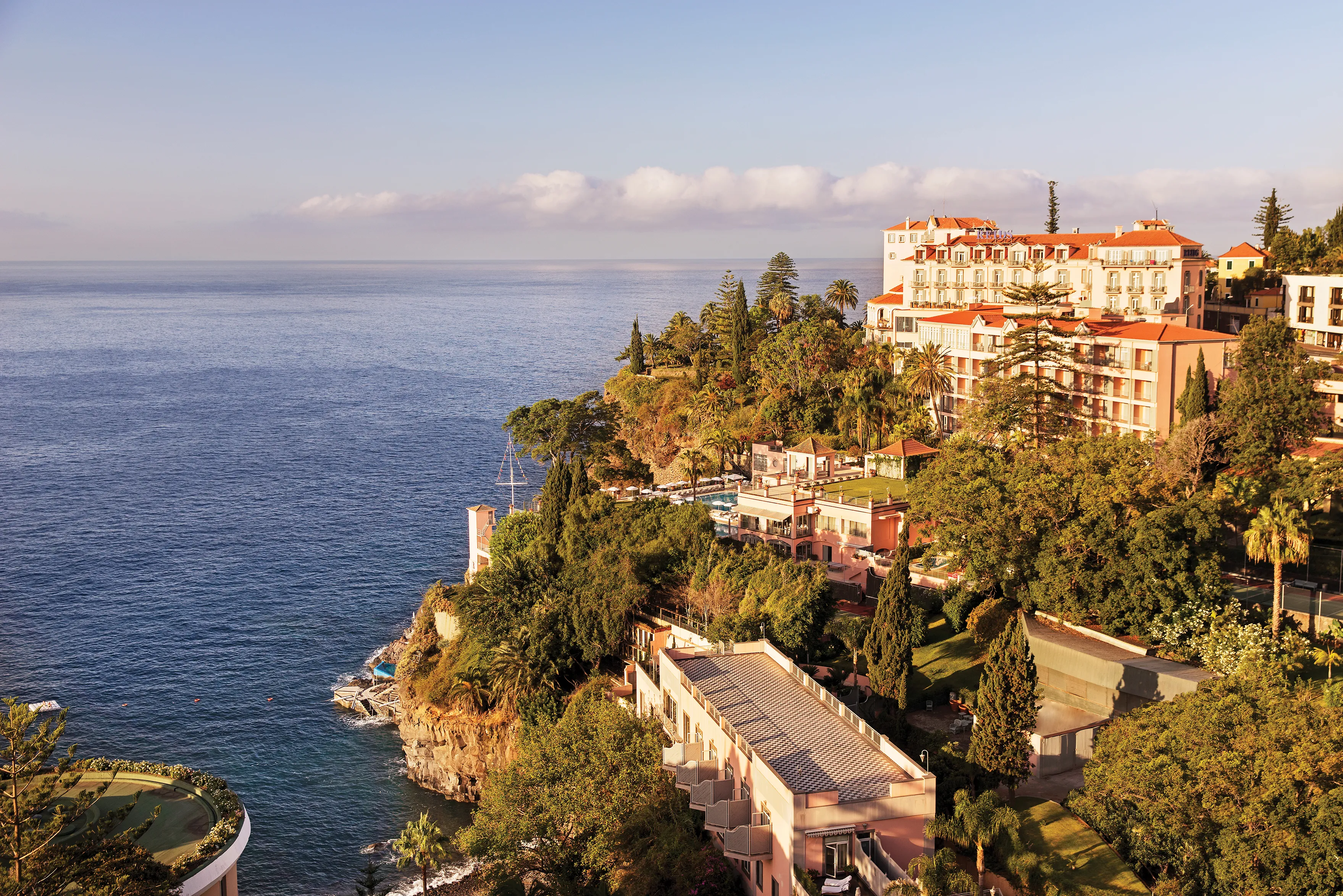 Europe, Portugal, Madeira, Reid's Palace A Belmond Hotel Madeira, Ocean views