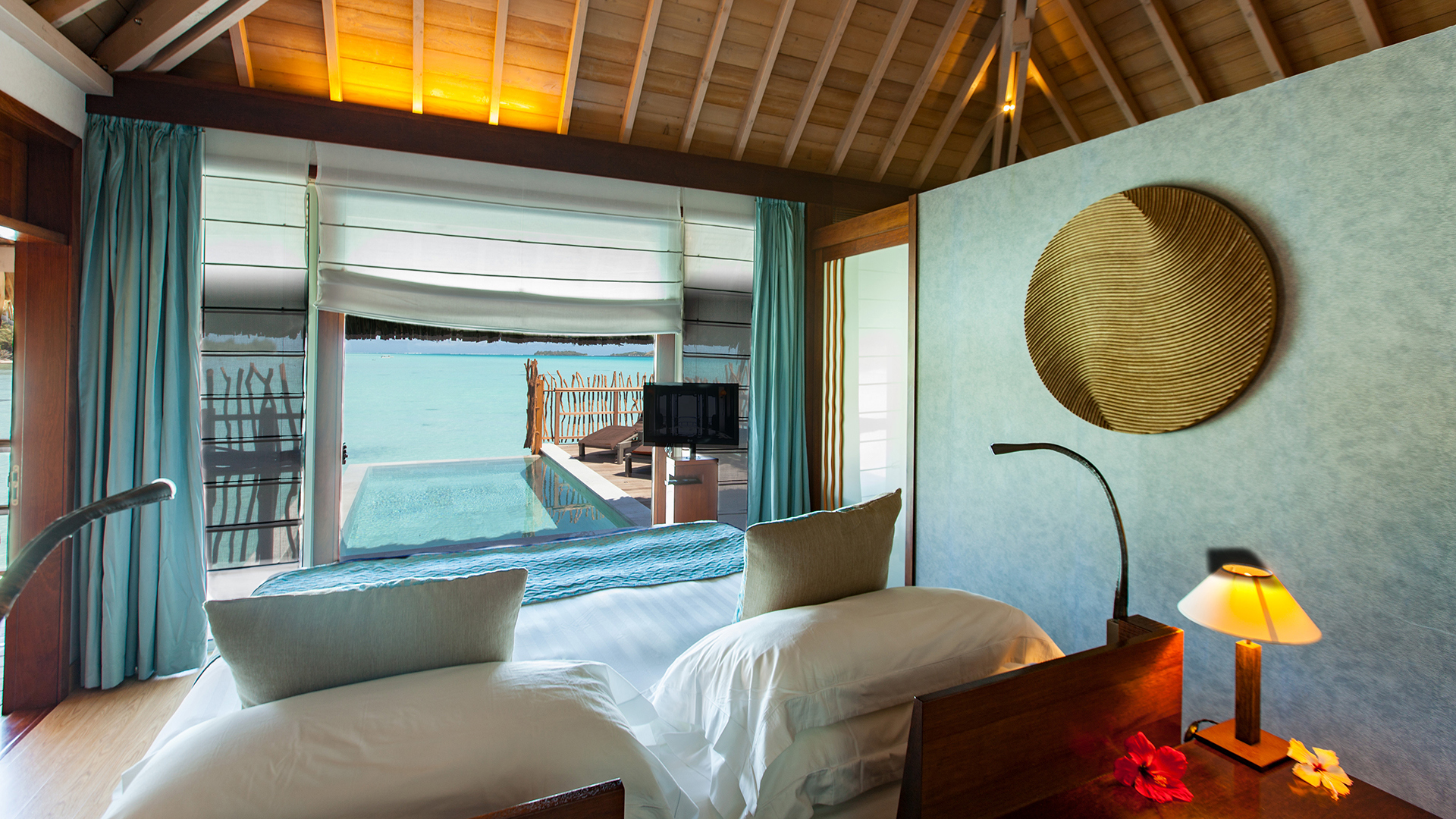  Worldwide, French Polynesia, Intercontinental Bora Bora Resort Thalasso Spa, Premium Villa Bedroom