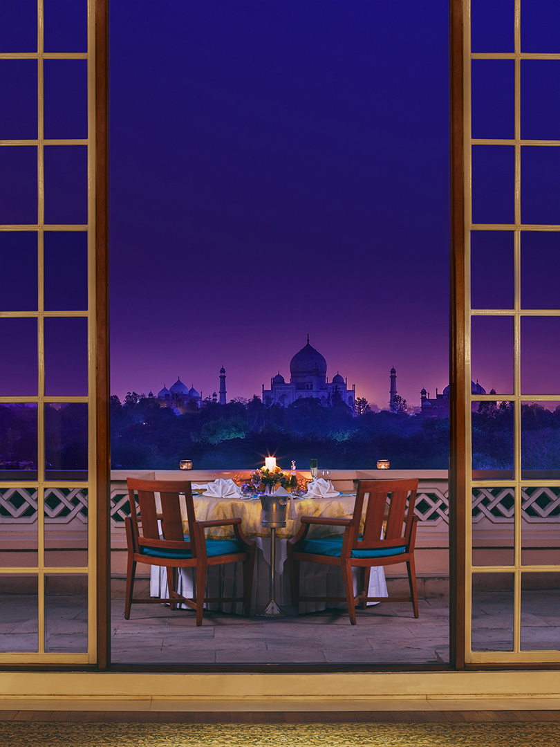 Asia, India, The Oberoi Amarvilas, Balcony dining and view