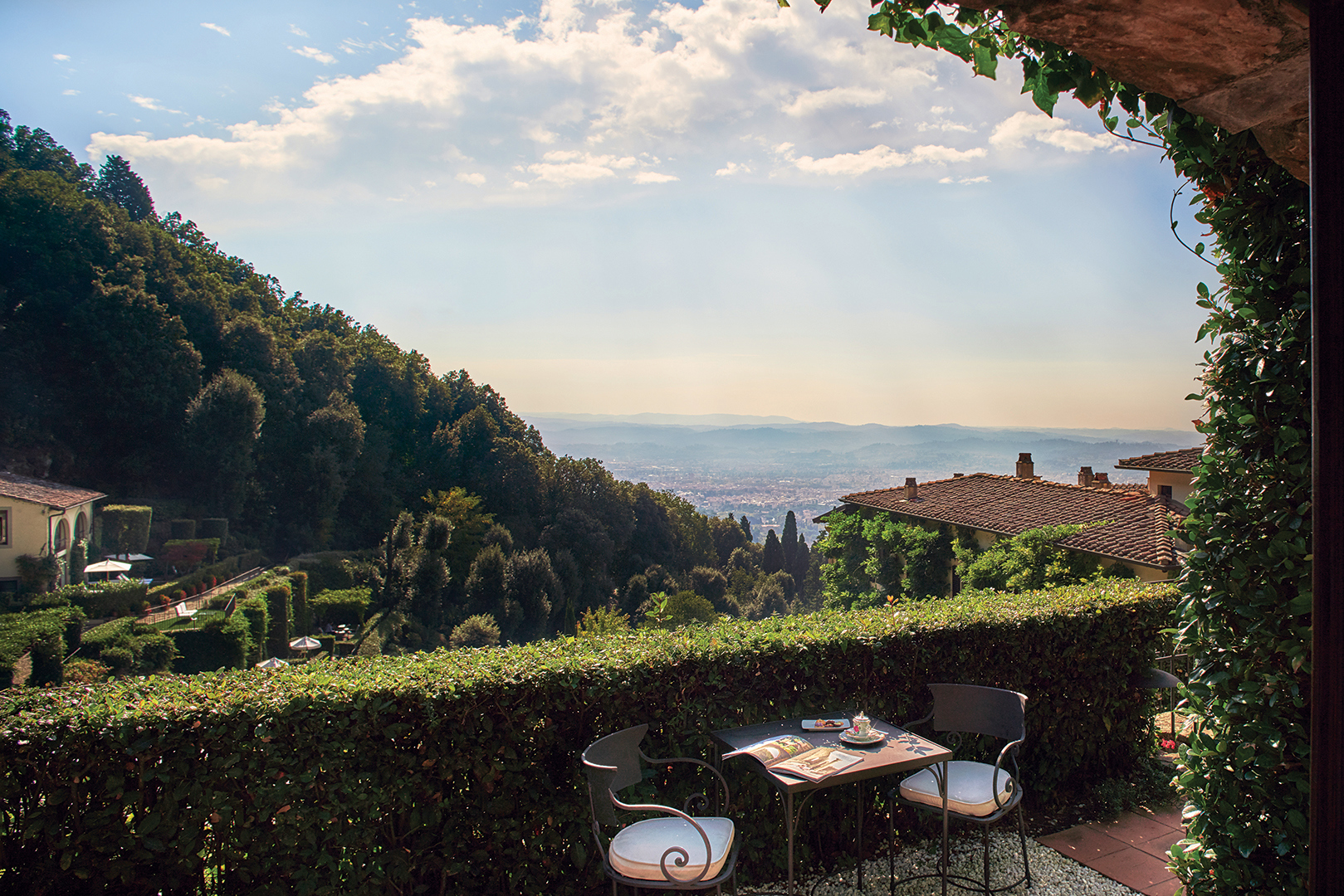 Europe, Italy, Florence, Villa San Michele, A Belmond Hotel, Florence, View