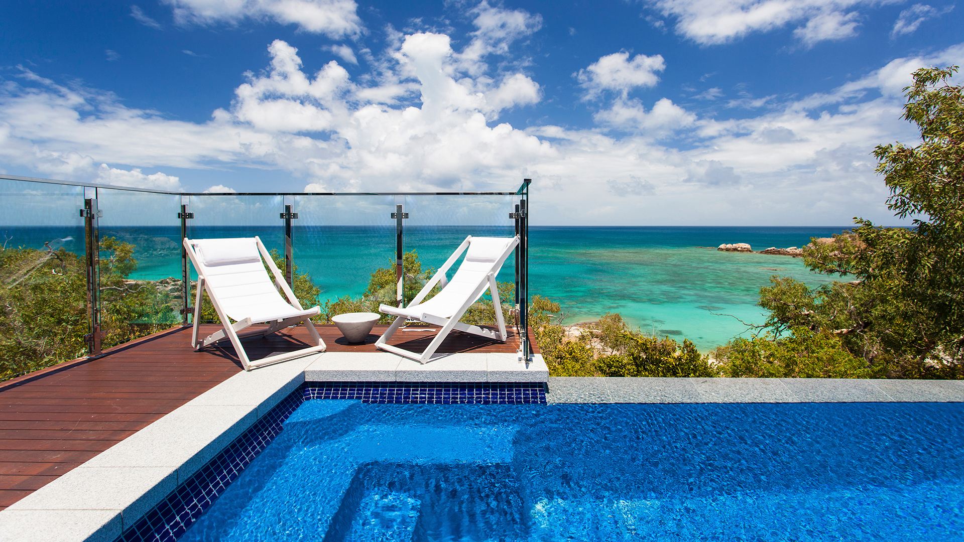  Indian Subcontinent, Far East & Australasia, Australia, Lizard Island, Private Plunge Pool at the Villa