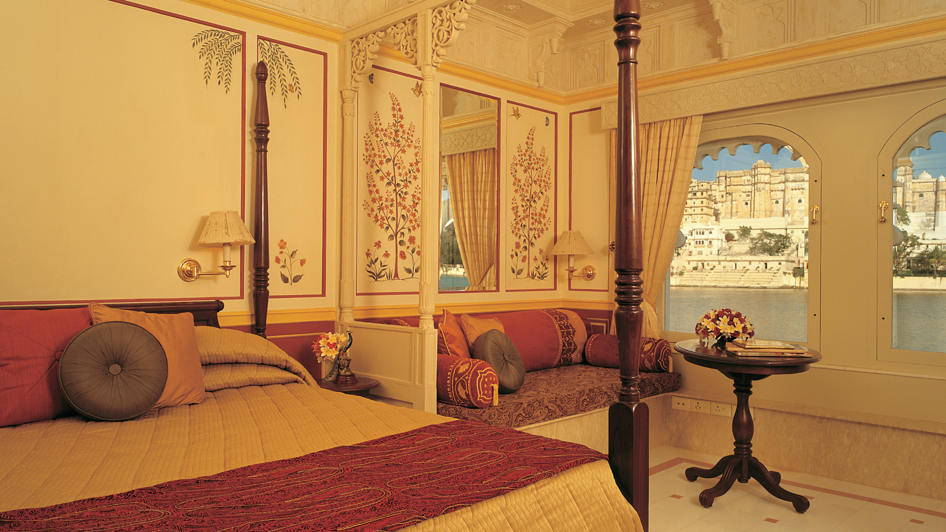 Worldwide, India, Taj lake palace, Bedroom