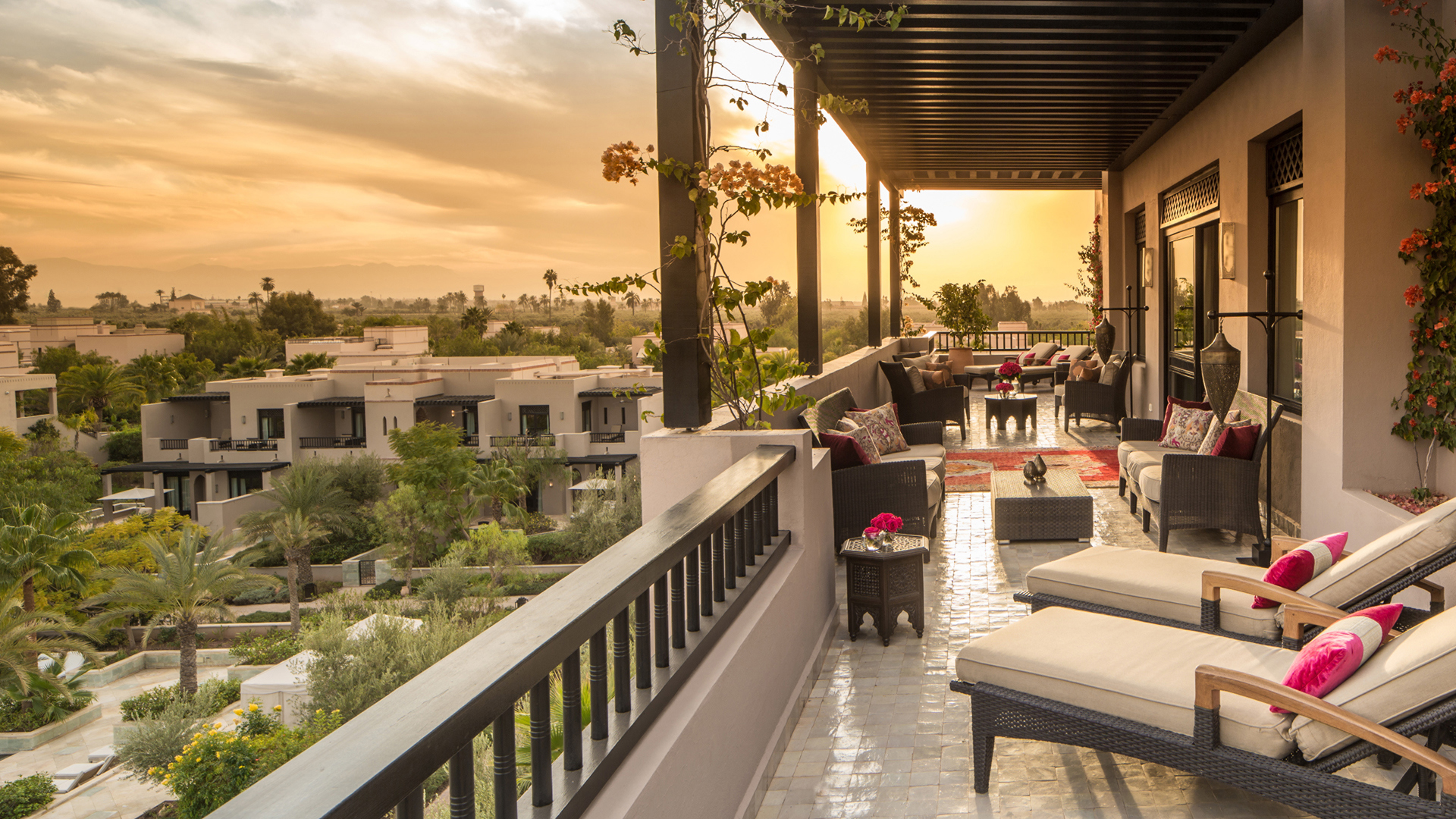 Europe, Luxury Morocco Holidays, Four Seasons Marrakech, Presidential Suite Terrace
