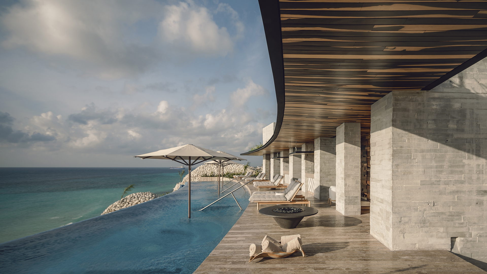 Caribbean, Mexico, Casa de la Playa, Rooftop Pool