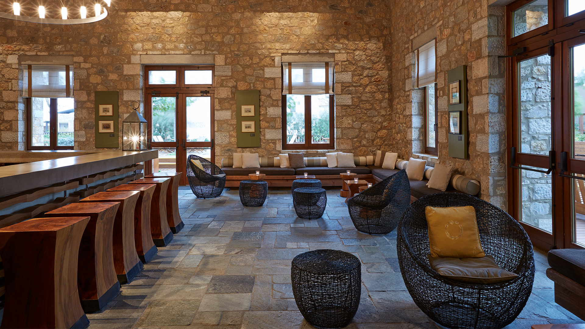 Europe, Greece, The Westin Resort Costa Navarino, Lounge Bar