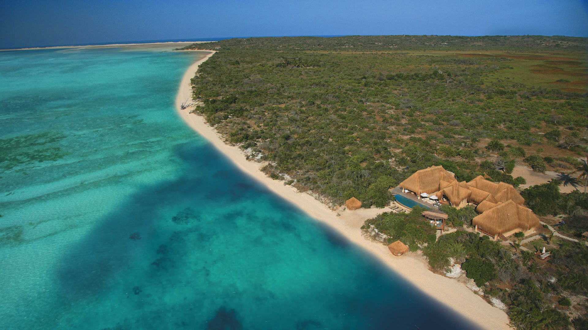 Africa, Mozambique, Azura, Aerialview