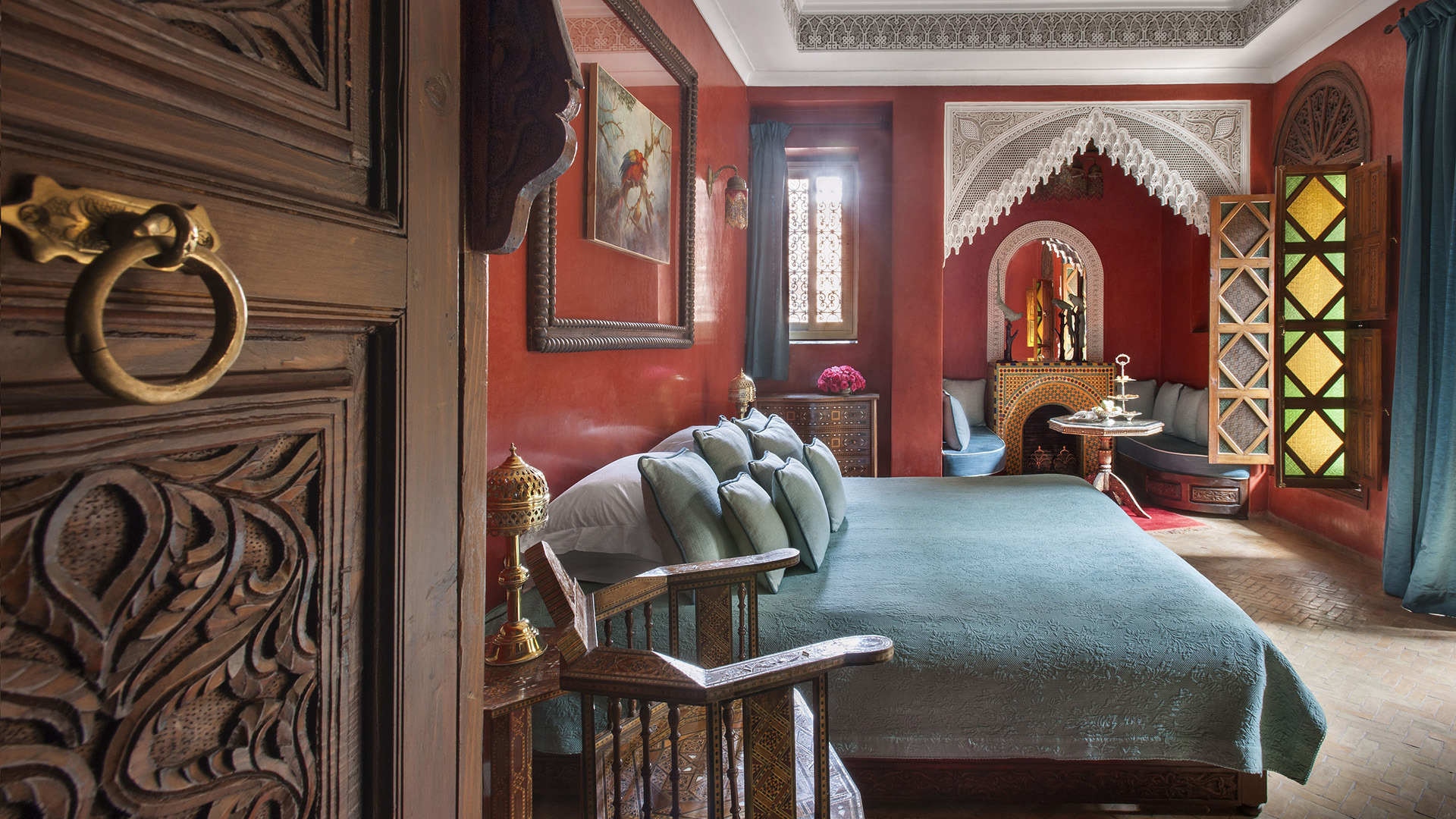 Europe and North Africa, Morocco, Marrakech, La Sultana Marrakech, Perroqtige Room