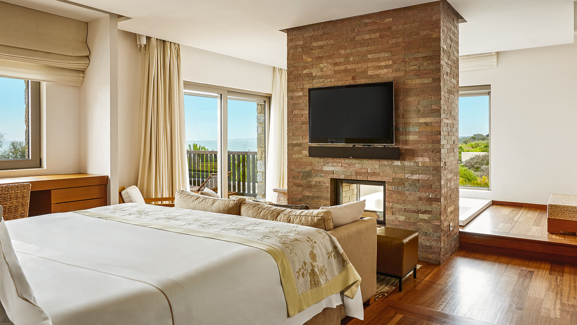 Europe, Greece, The Romanos, Methoni Royal Villa Bedroom