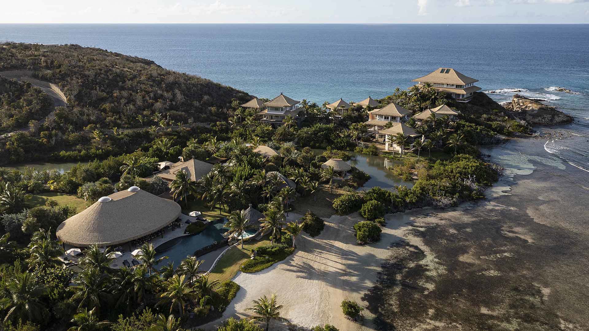 Caribbean, British Virgin Islands, Moskito Island, Branson Estate