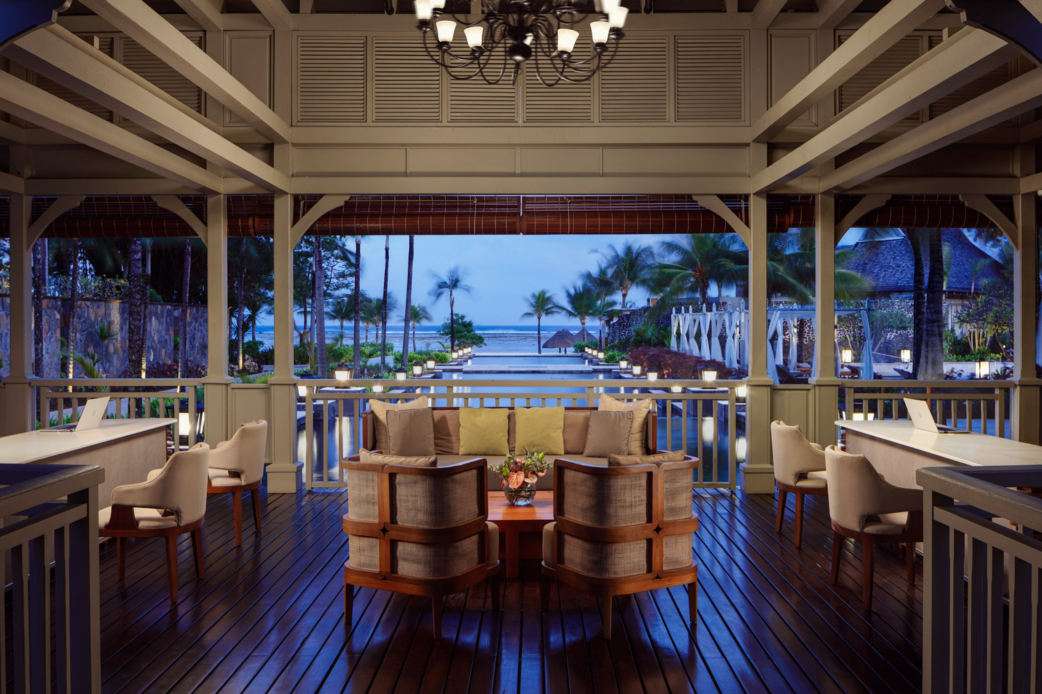 Indian Ocean, Mauritius, The St. Regis Le Morne, reception