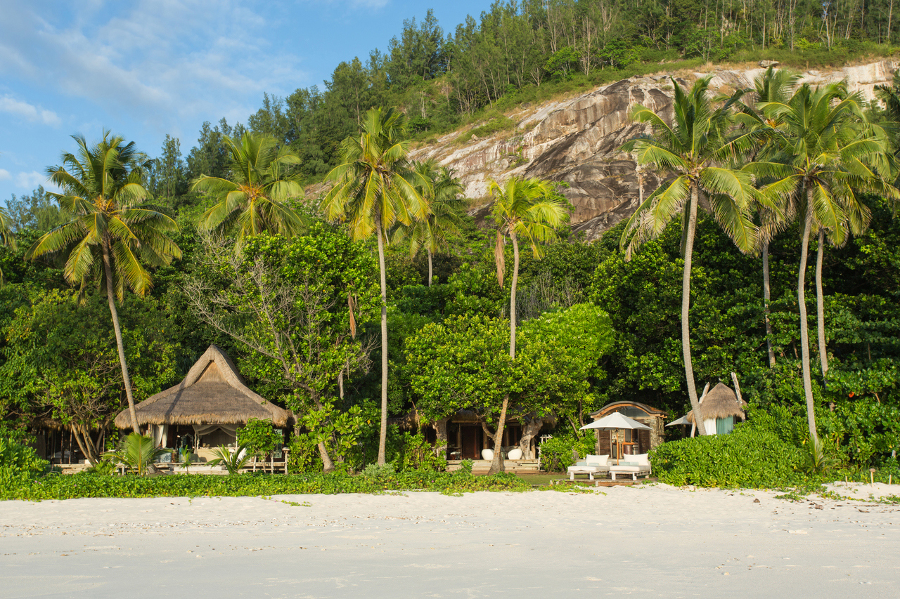 Indian Ocean, Seychelles, North Island, Presidential Villa Exterior