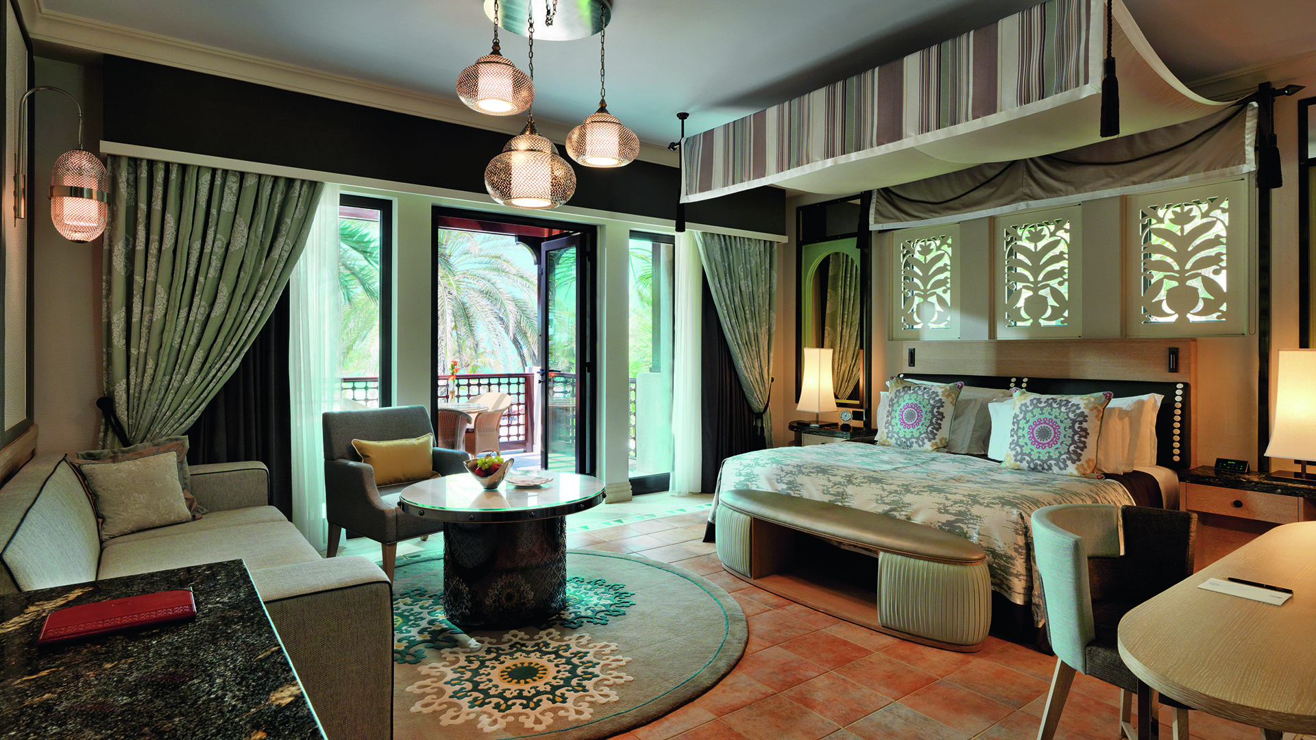 Indian Ocean, Arab Emirates, Dubai, Jumeirah Dar Al Masyaf, Ocean deluxe room