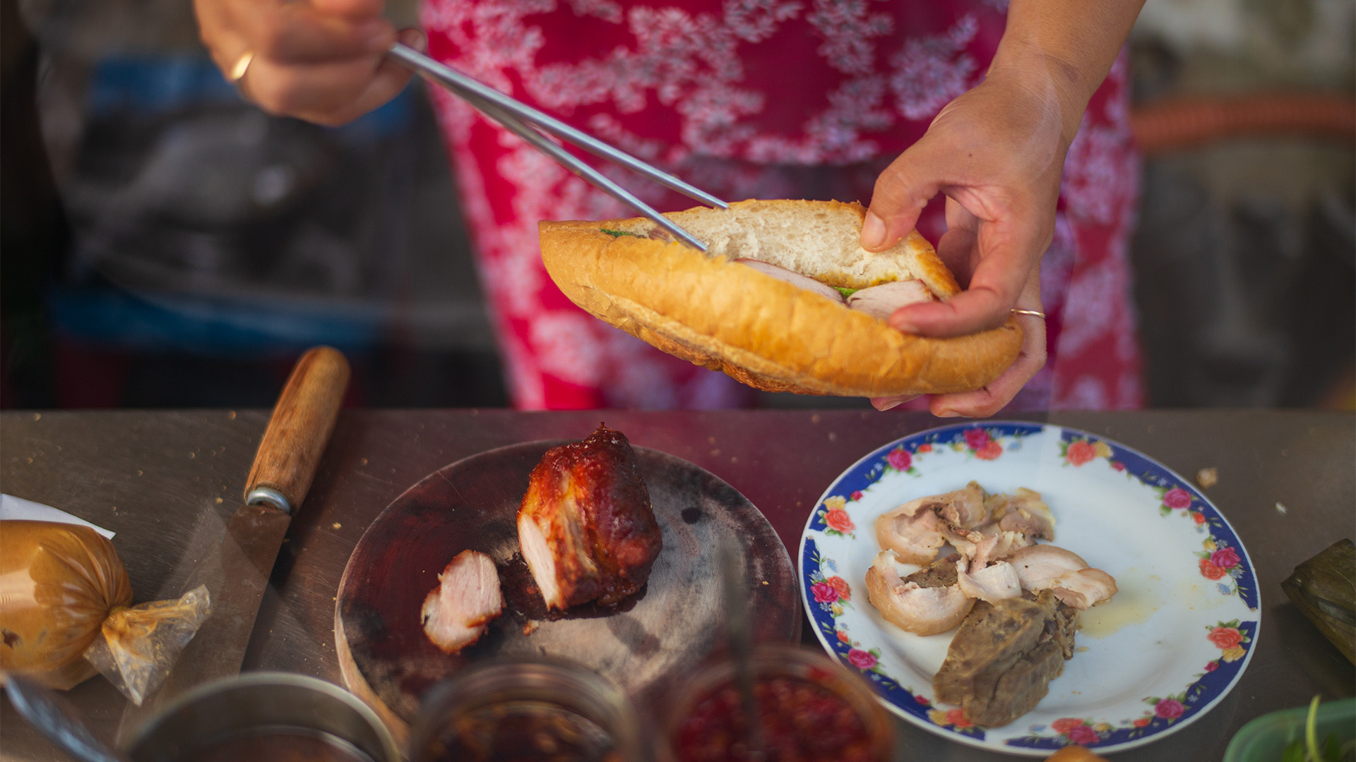 Asia, Vietnam, Hanoi, banh mi