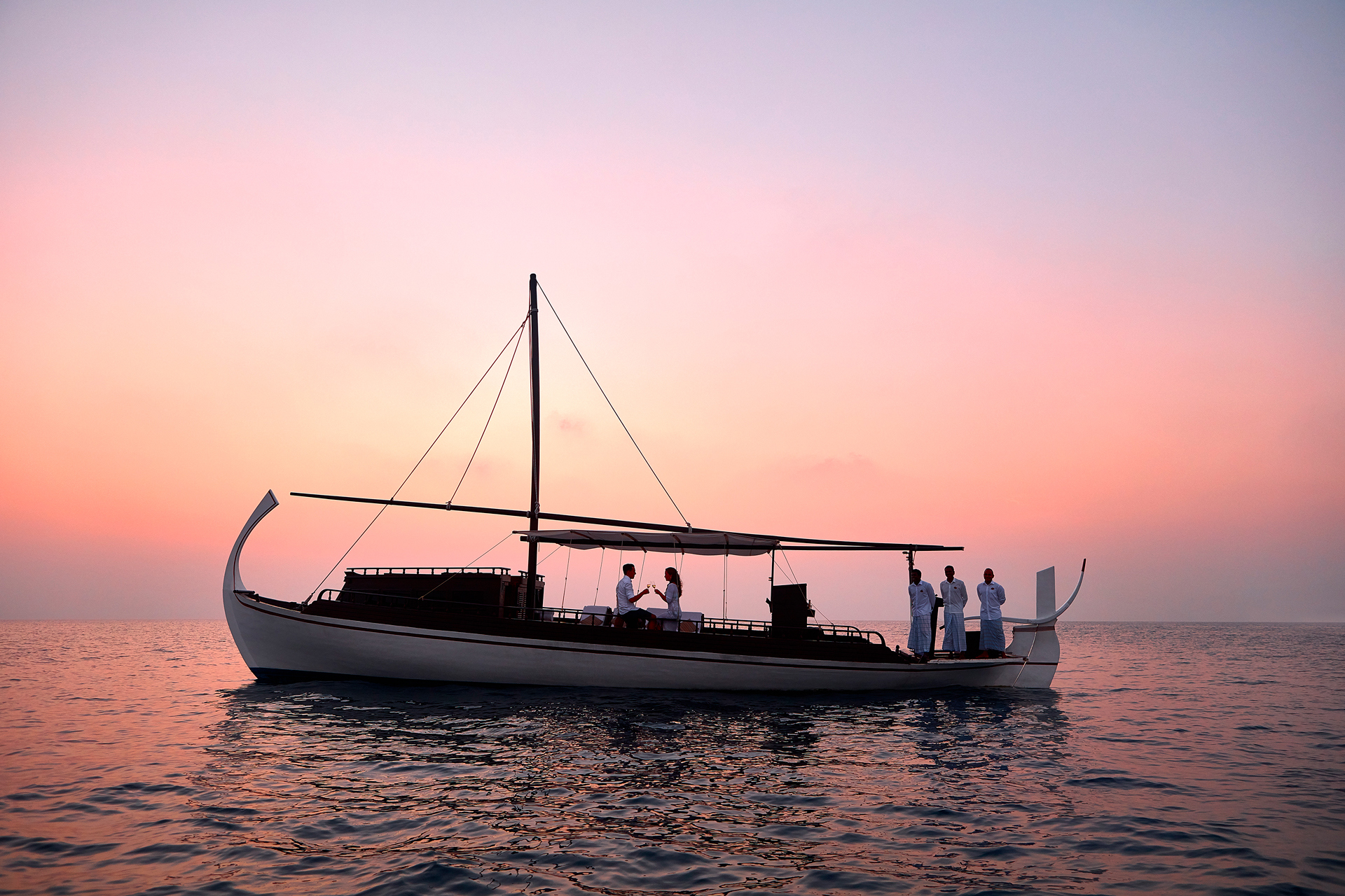 Traditional sunset cruise at One&Only Reethi Rah