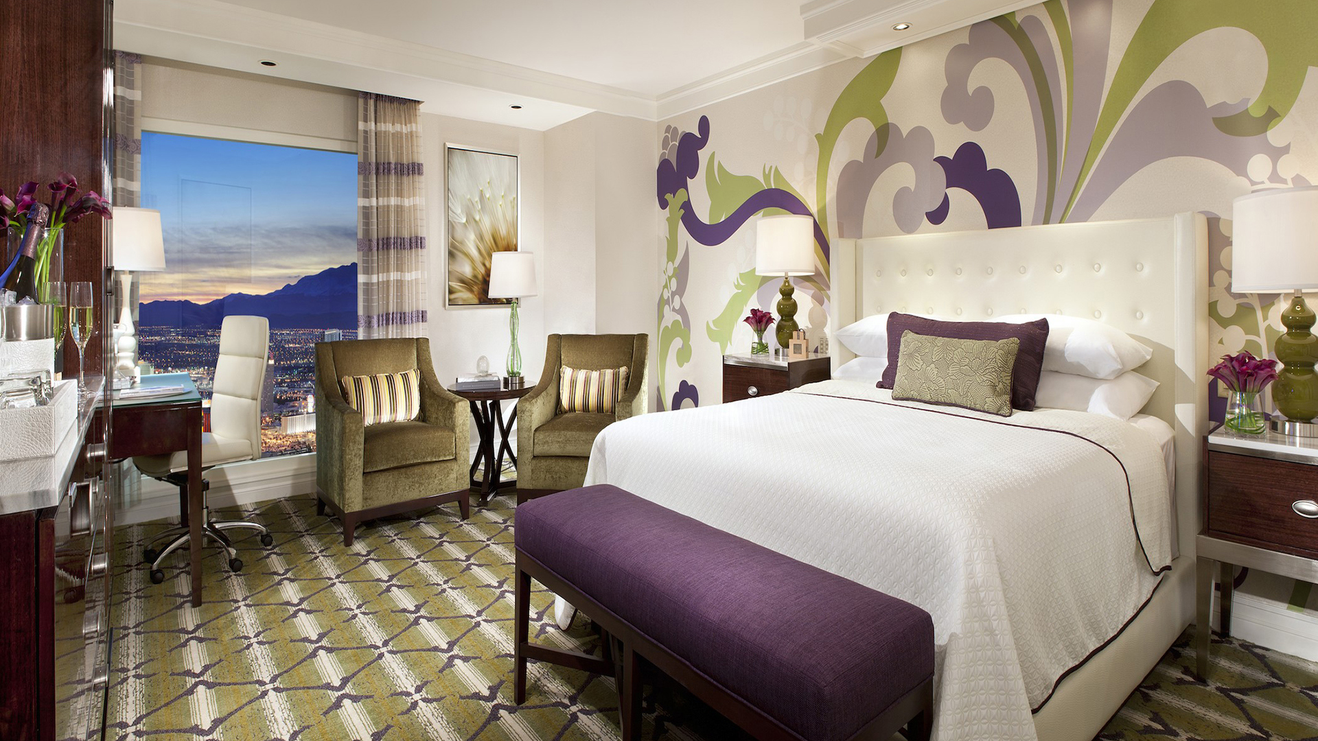 North america & canada, Las vegas, Bellagio, Bedroom