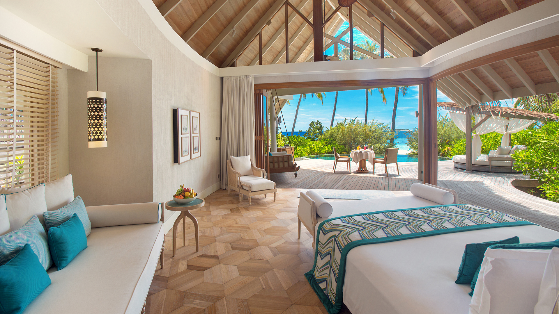 Indian Ocean, Maldives, Milaidhoo, Pool Villa Interior
