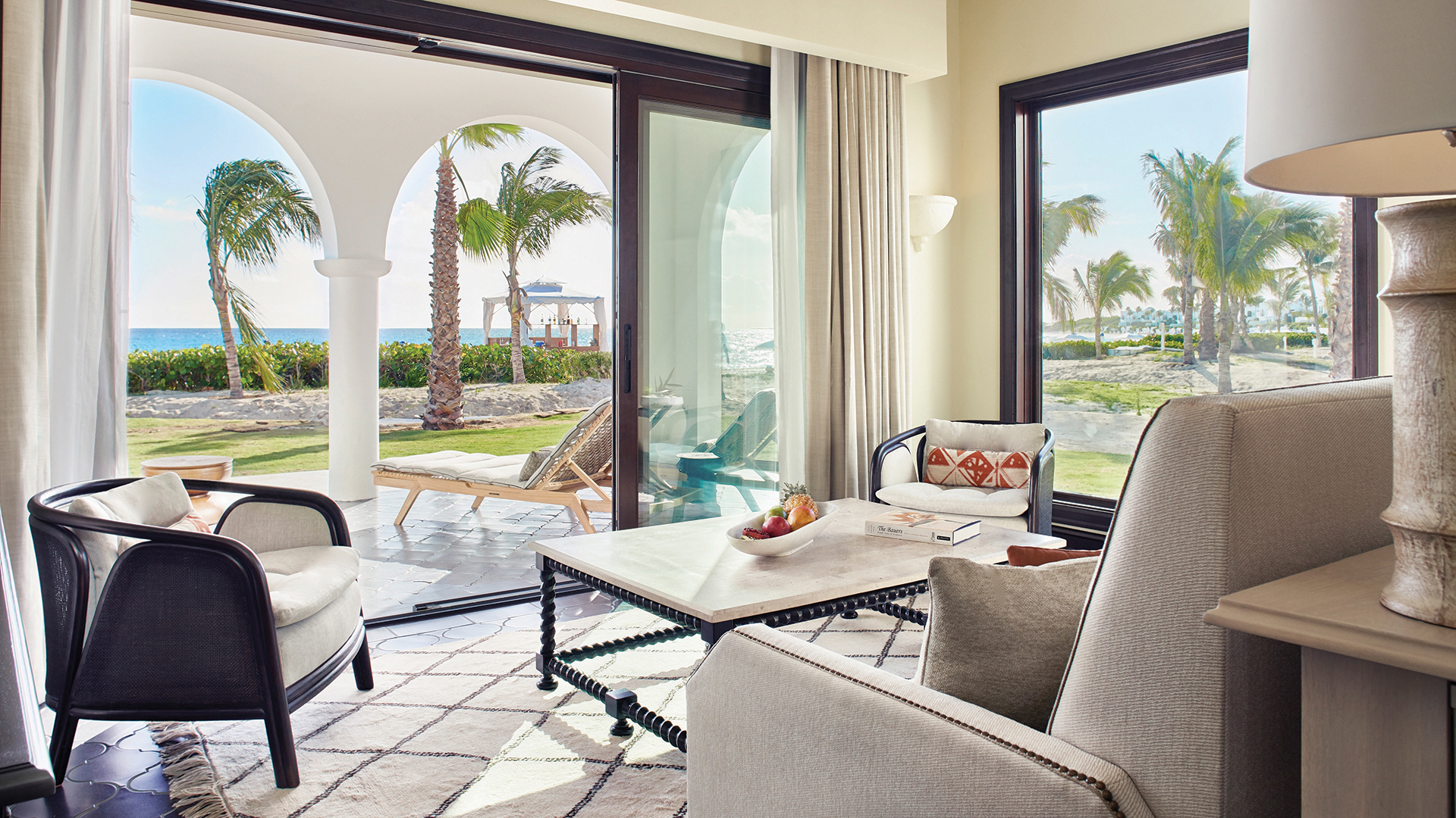 Caribbean, Anguilla, Cap Juluca A Belmond Hotel Anguilla, Suite Lounge