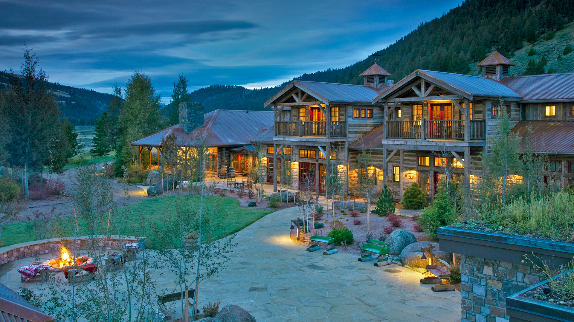 Ranch hotel exterior