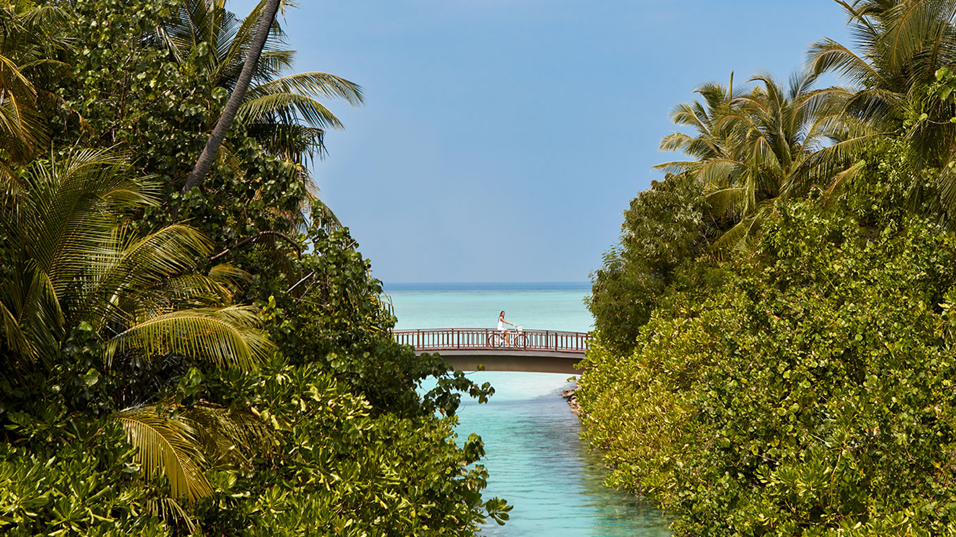 Indian Ocean, Maldives, One&Only Reethi Rah, Bridge