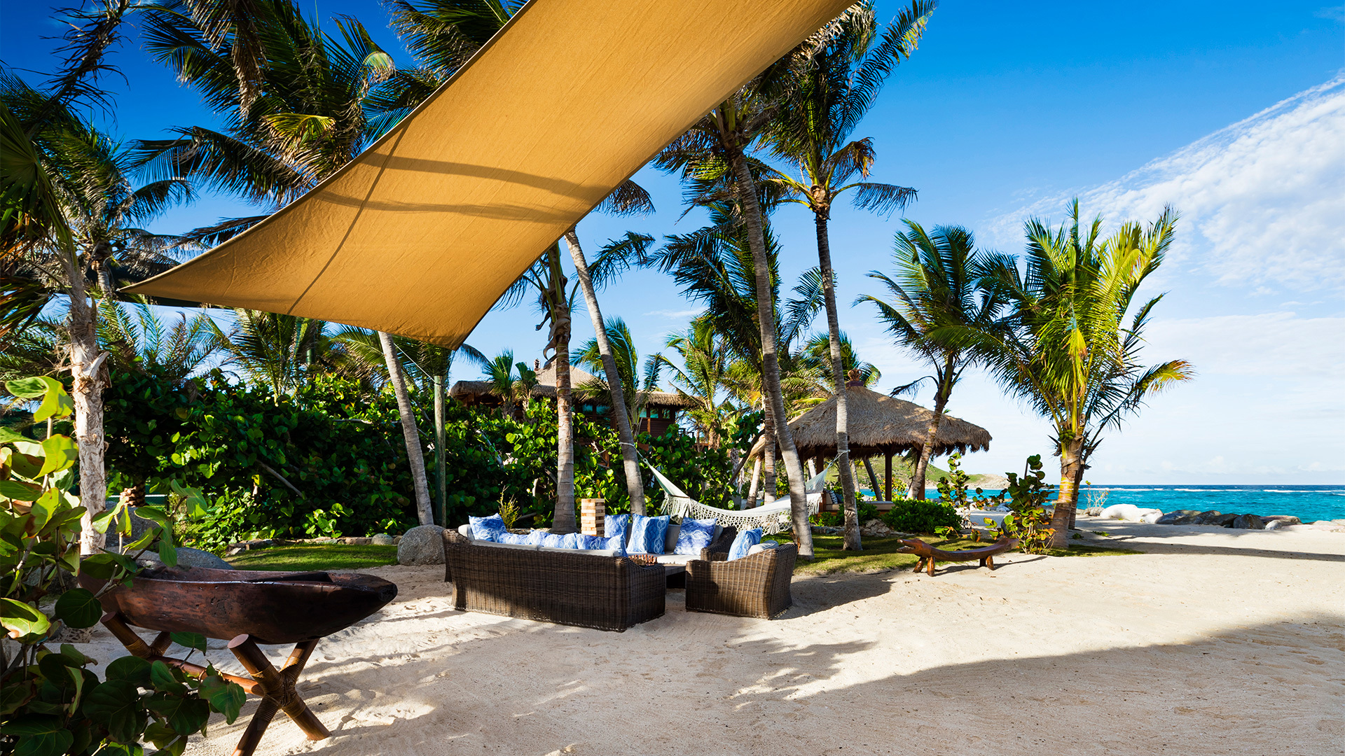 Necker Island Beach seating